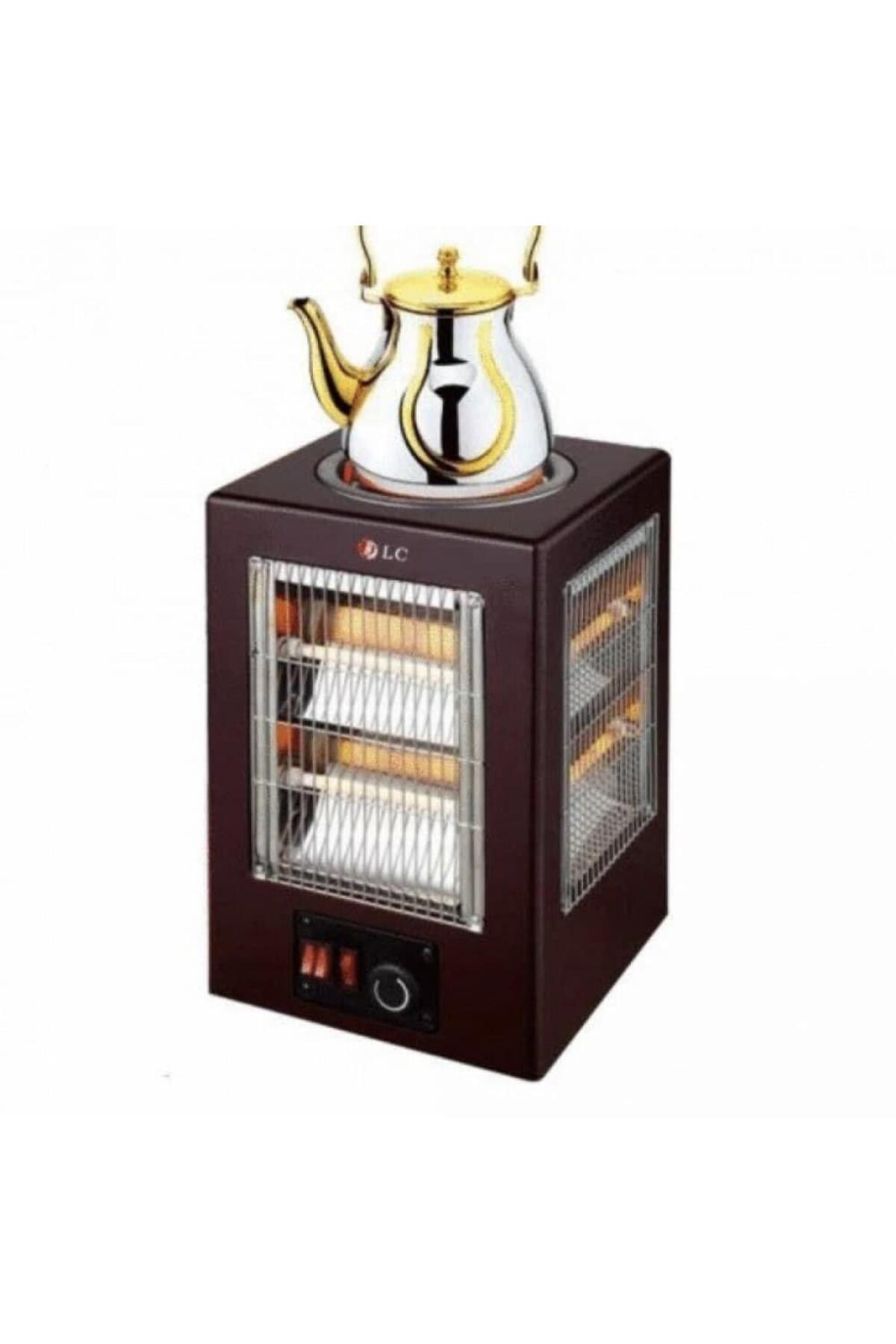 دفاية كهربائية محيطية 2 في 1 مع موقد للطهي والتسخين + تحضير المشروبات الساخنة بقوة 2000 واط