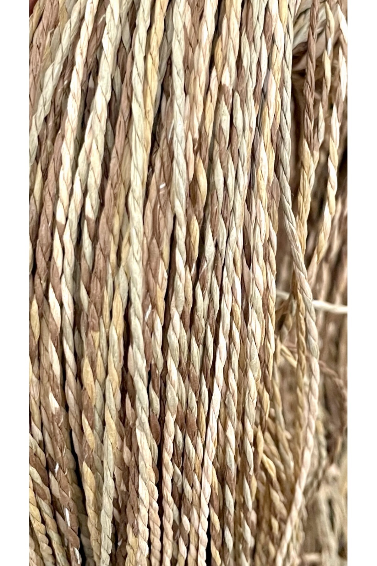 Kevser nur tuhafiye KAĞIT İP ( 2mm 25gr) Doğal Hasır Rafya Supla ...