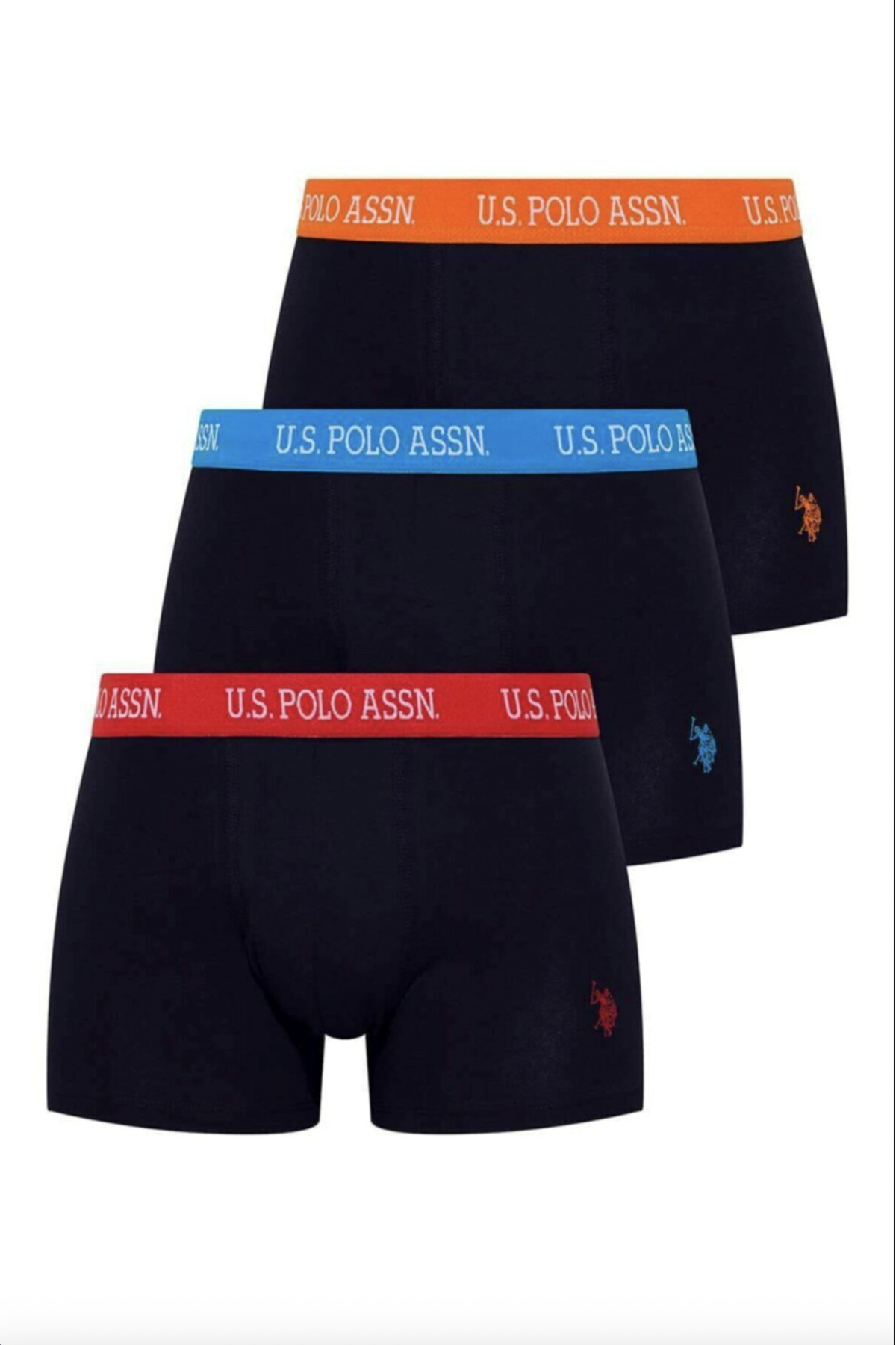 یو اس پولو ست باکسر مردانه دارای مجوز، USPA، بسته ۳ عددی
