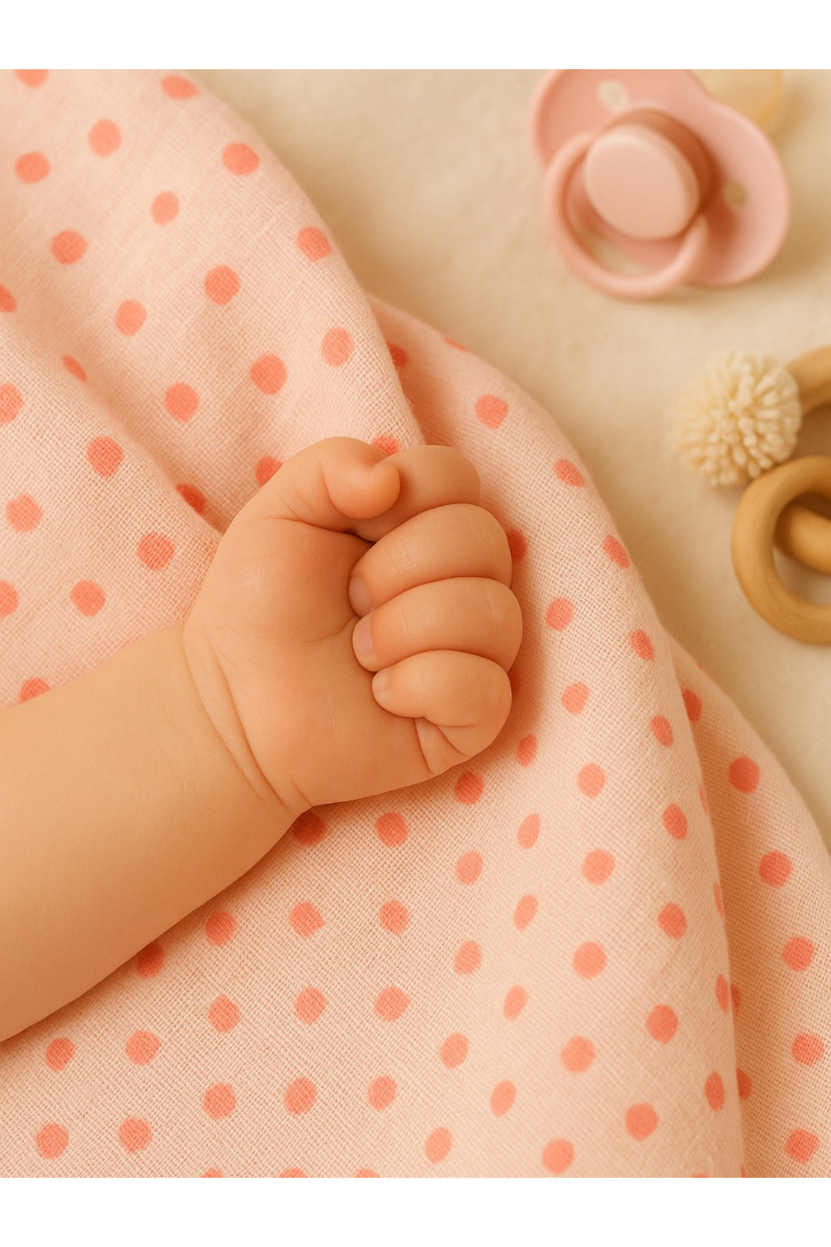 Mama Yoyo Baby Kids 3'lü Müslin Set - Pudra Kalp Takım Yenidoğan Çok Amaçlı Müslin Örtü 100% Pamuk 75*75 cm set fotoğrafı 3 (önizleme)