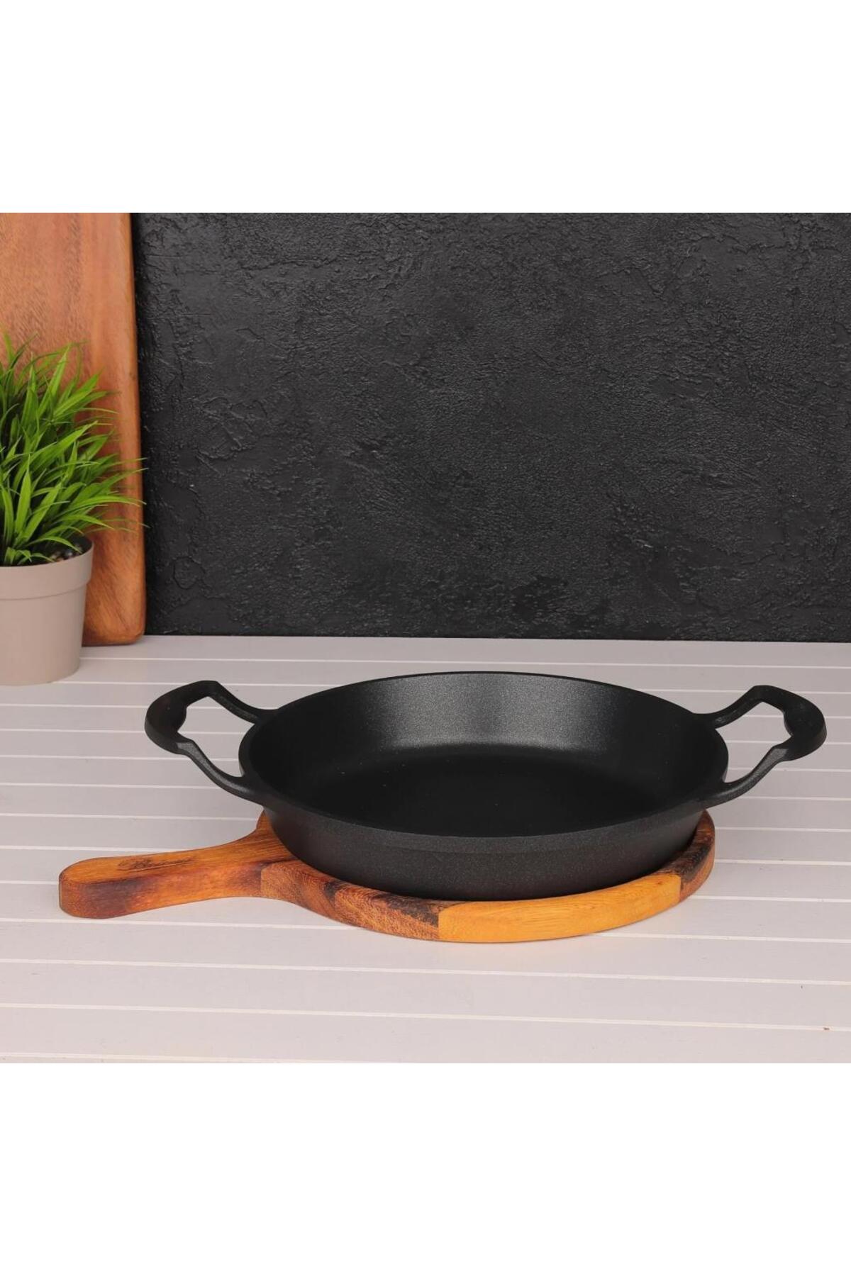 DİAMOND AHŞAP SUNUMLUKLU SAHAN 24CM