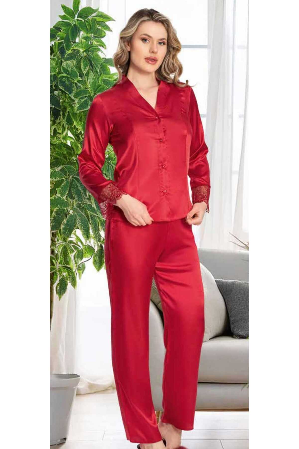 Jeremi Kutulu Çeyizlik Saten Dantelli Altılı Set-360