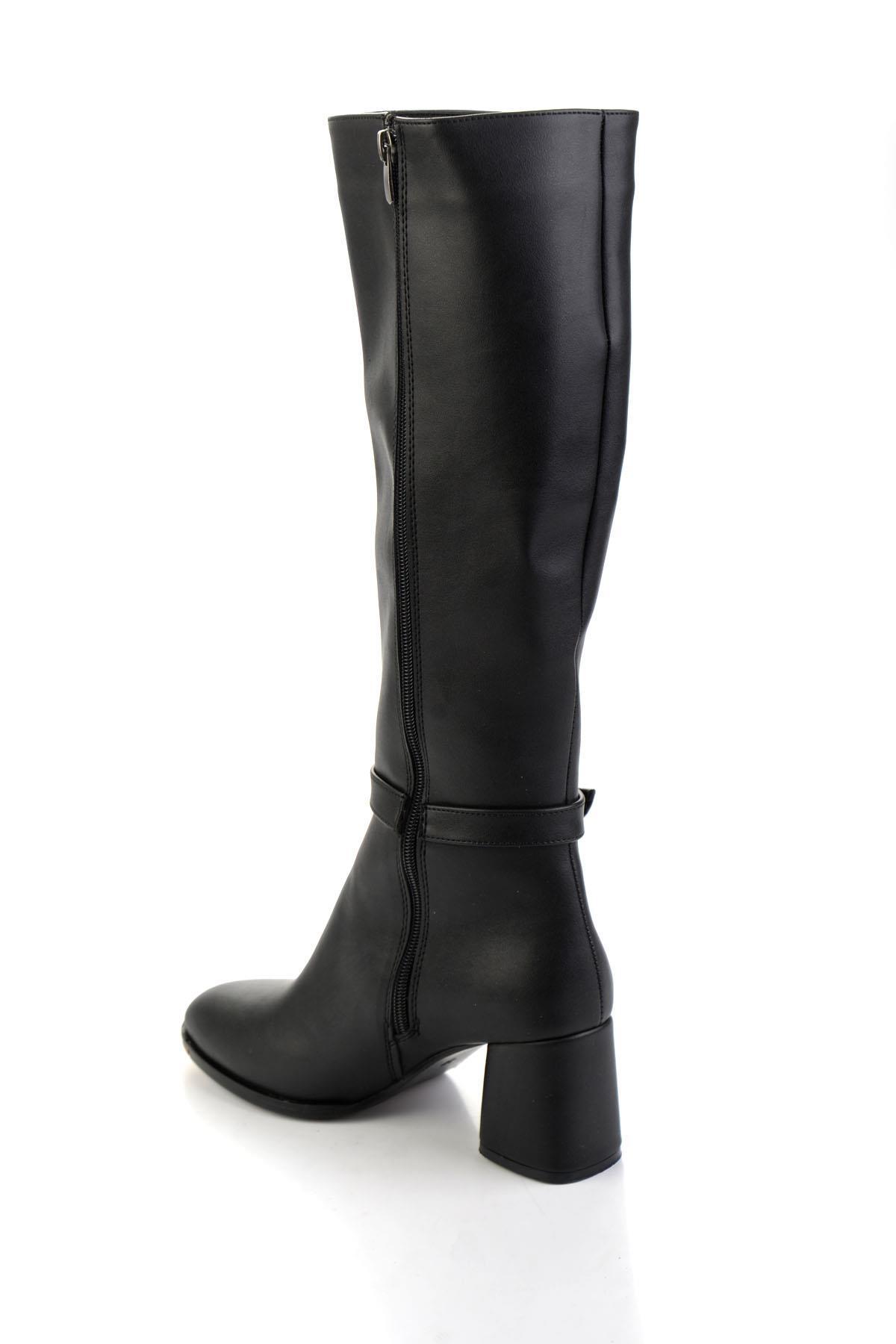 Bambi  Siyah Kadın Çizme K03824255909 - Görsel 3