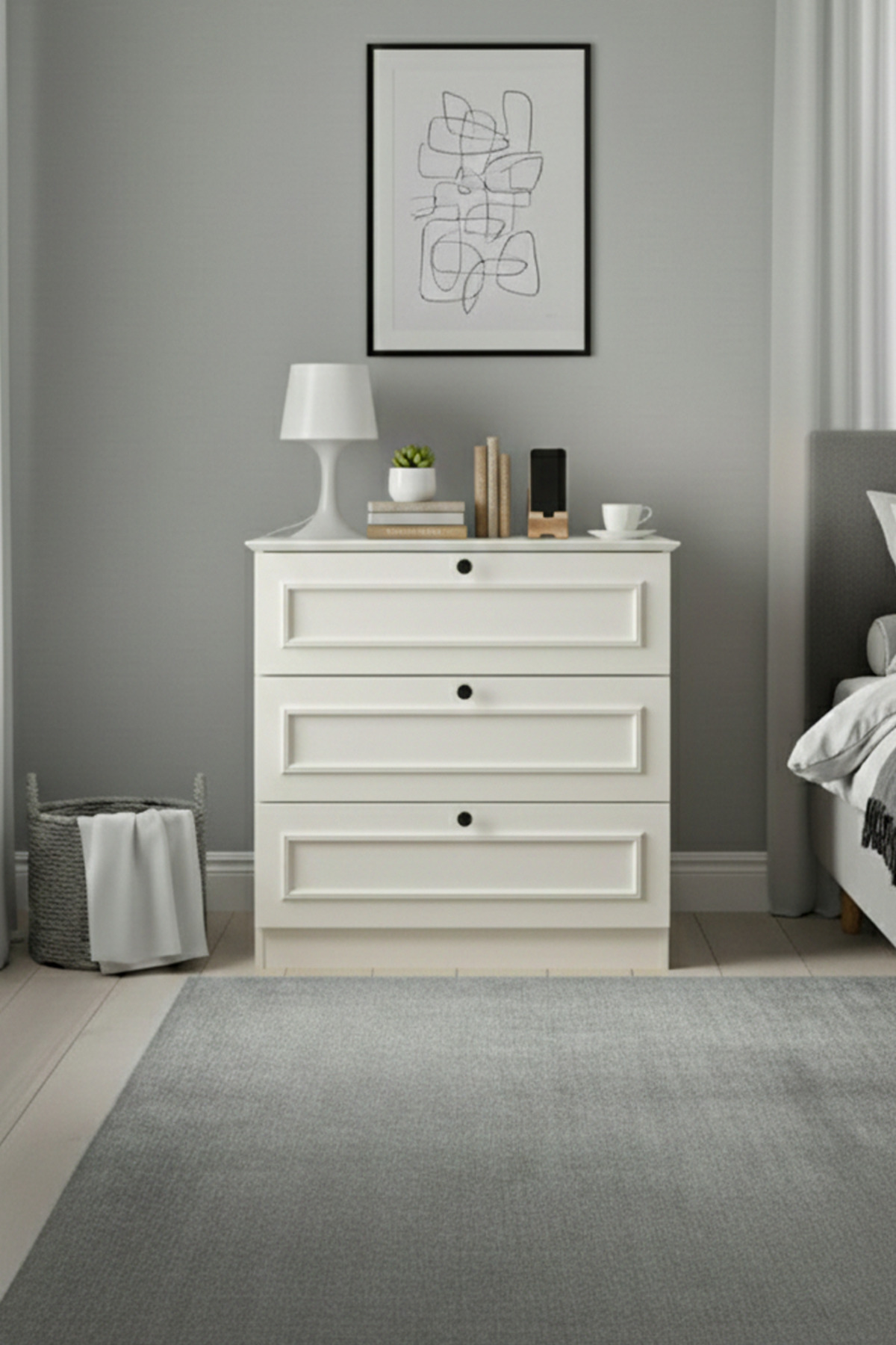 SARMOBİ Mira 3 Çekmeceli Şifonyer