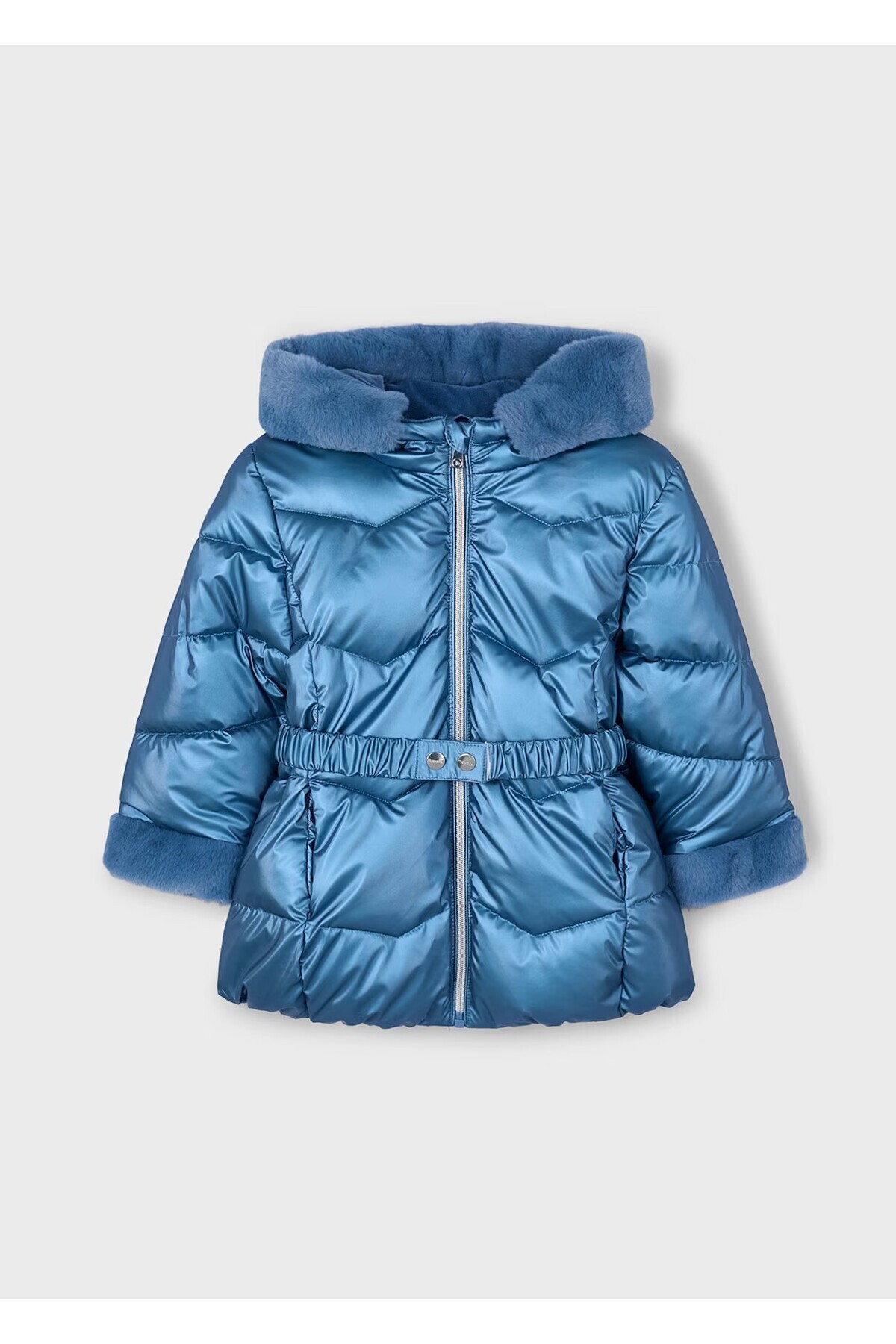 مایورال ژاکت کمربنددار براق دخترانه