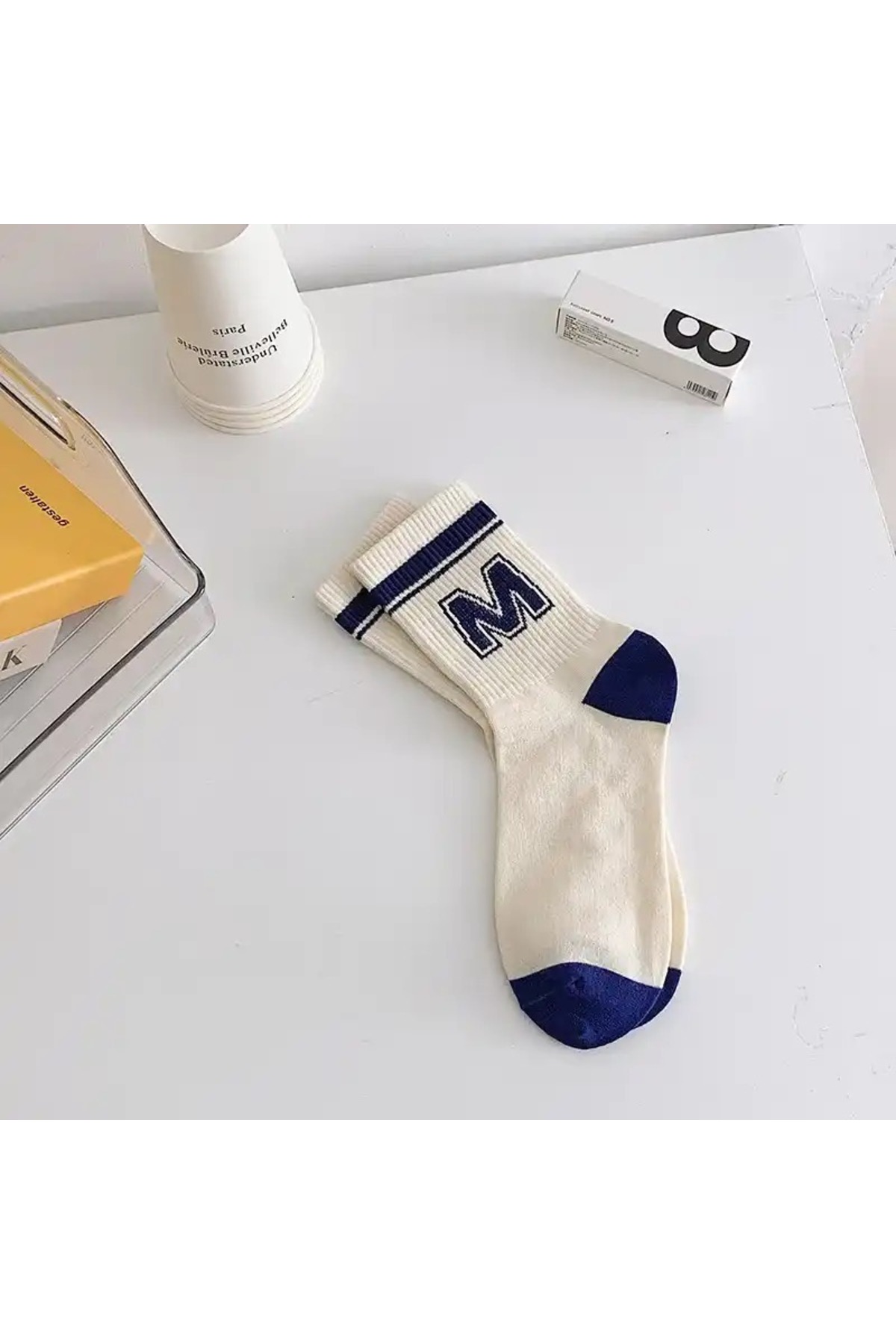 H&N Socks 5 Çift Ekonomik Paket Unısex Kolej Tenis Çorap görsel 4