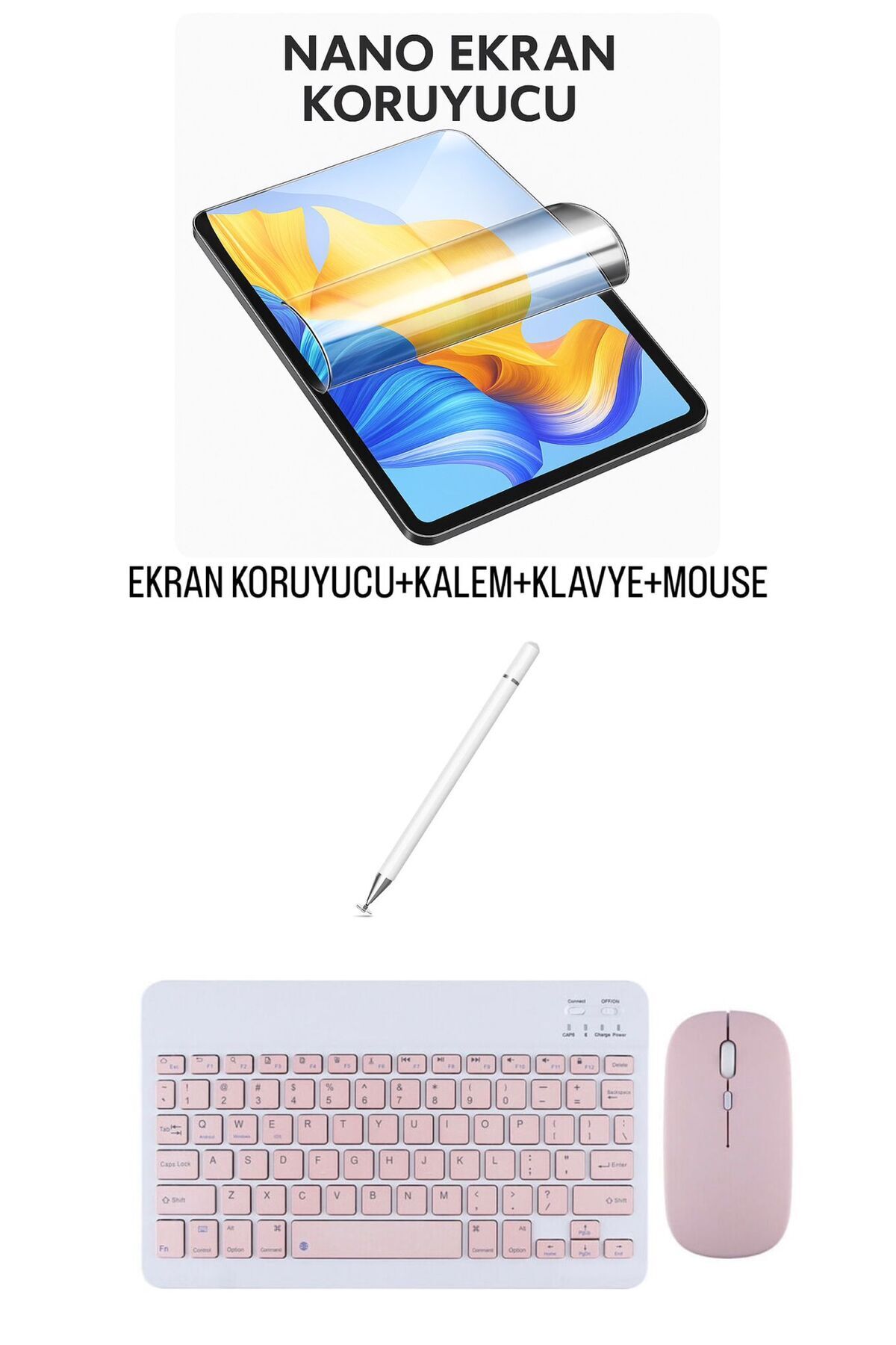 Nomker Honor Pad X9 Uyumlu Ekran Koruyucu Klavye Mouse Set