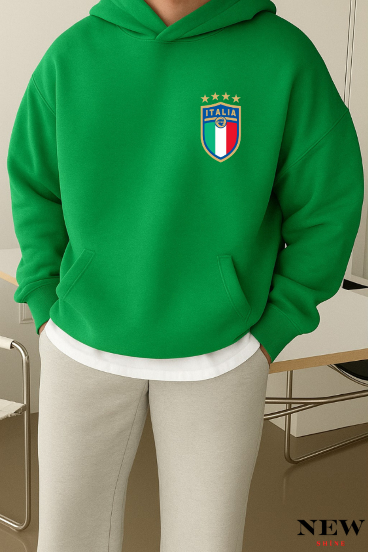 NEWSHİNE Italy Printed Sweatshirt