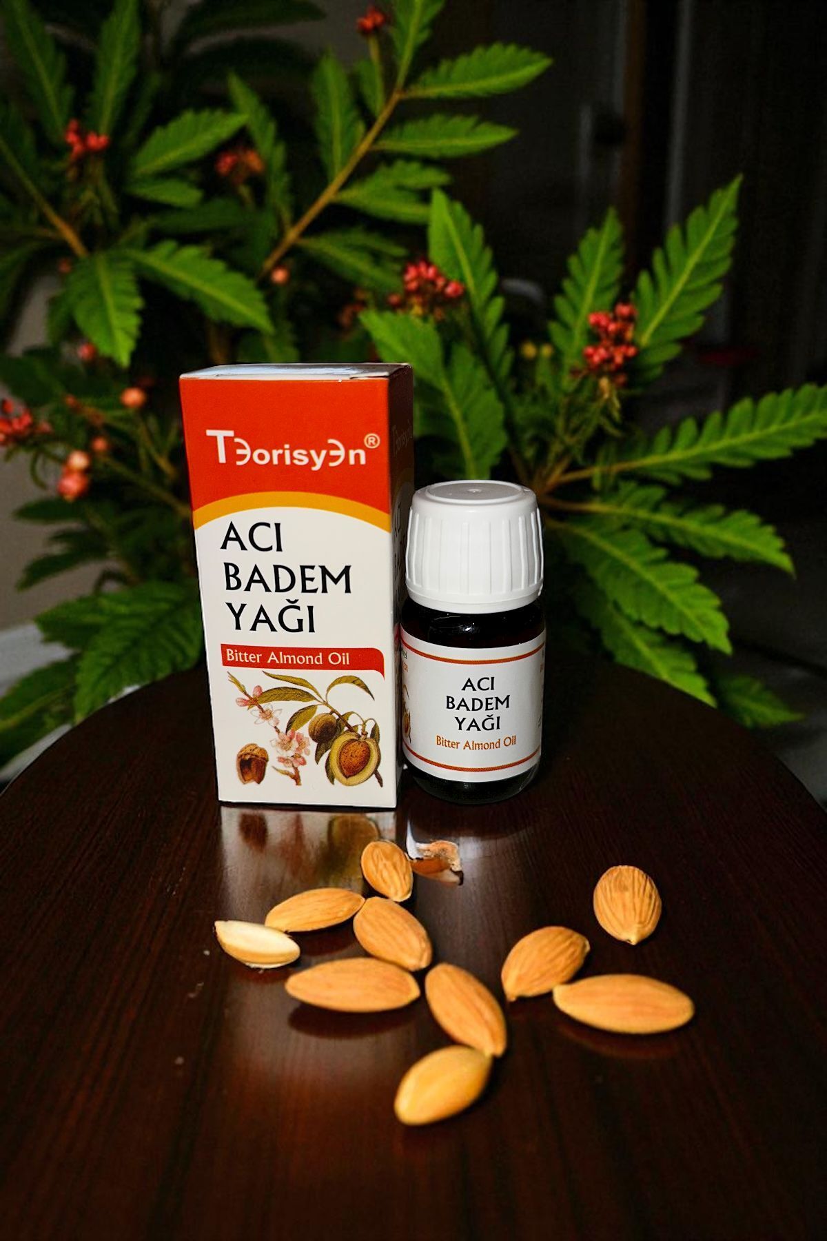 Teorisyen Acı Badem Yağı Şurup %100 Doğal İçerik Katkı Maddesi İçermez 20ML