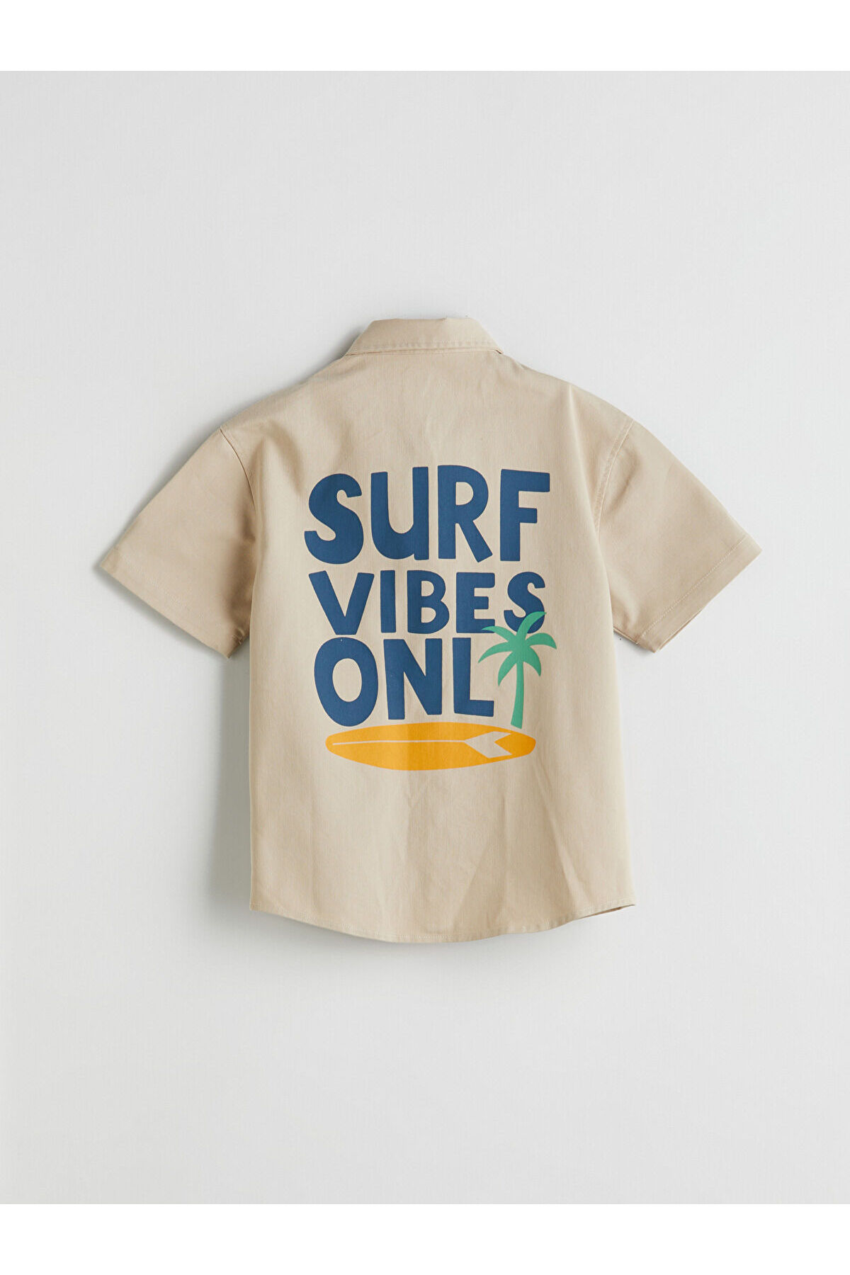 LC Waikiki Peak Yeni Sezon Kısa Kollu Baskılı Erkek Bebek Gömlek fotoğrafı 4 (önizleme)