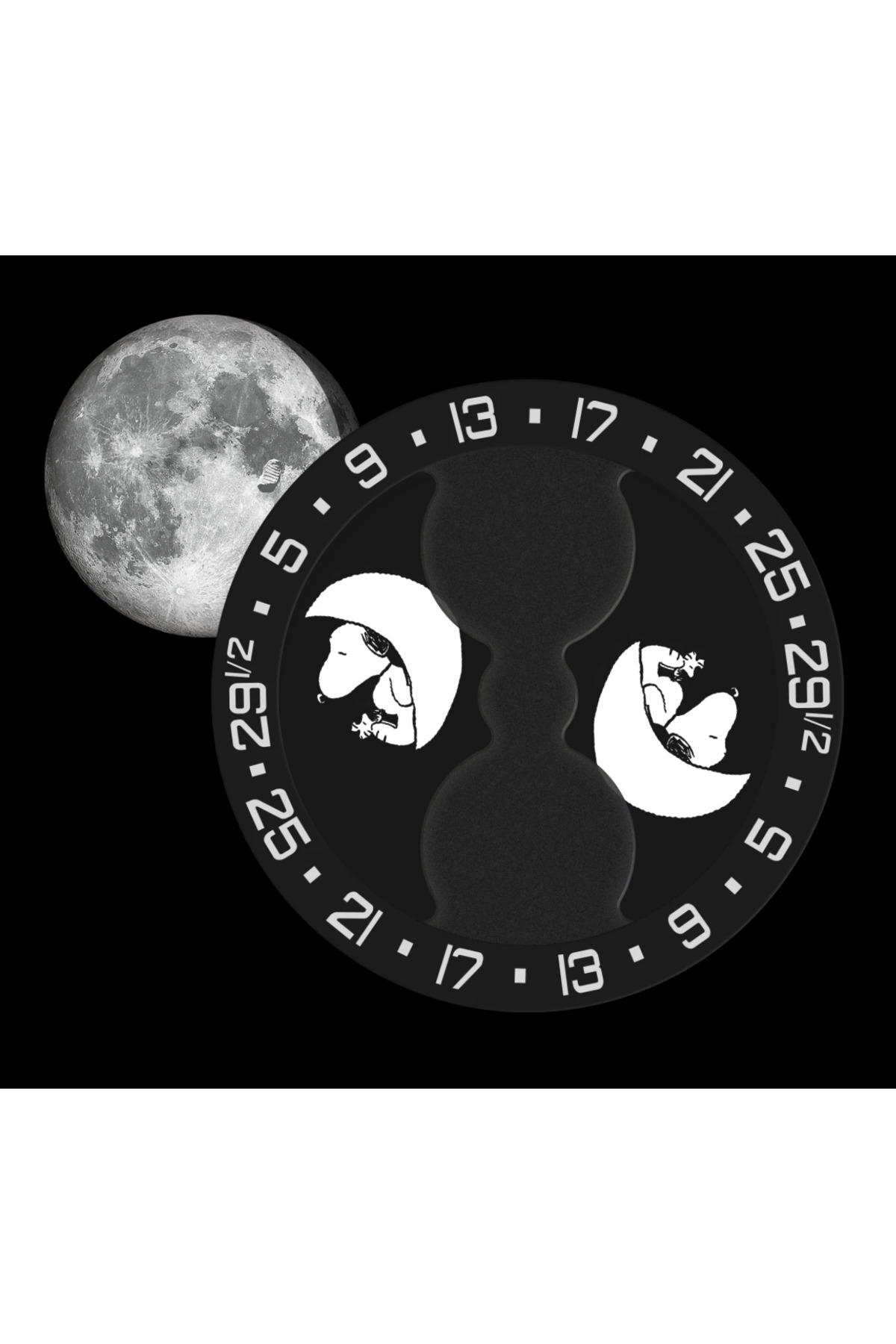 ساعت مچی OMEGA X MISSION TO THE MOONPHASE - NEW MOON SO33B700