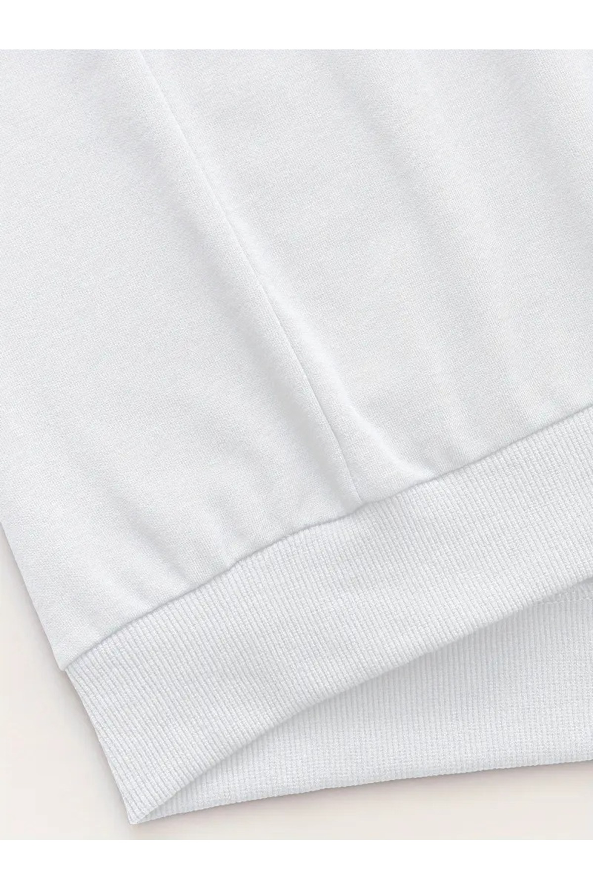 CLASİVA Kapuşonlu Sweatshirt 3iplik Rahat Şık Tasarım Oversize Unisex Yeni Sezon Baskısız Yazısız Sade görsel 4