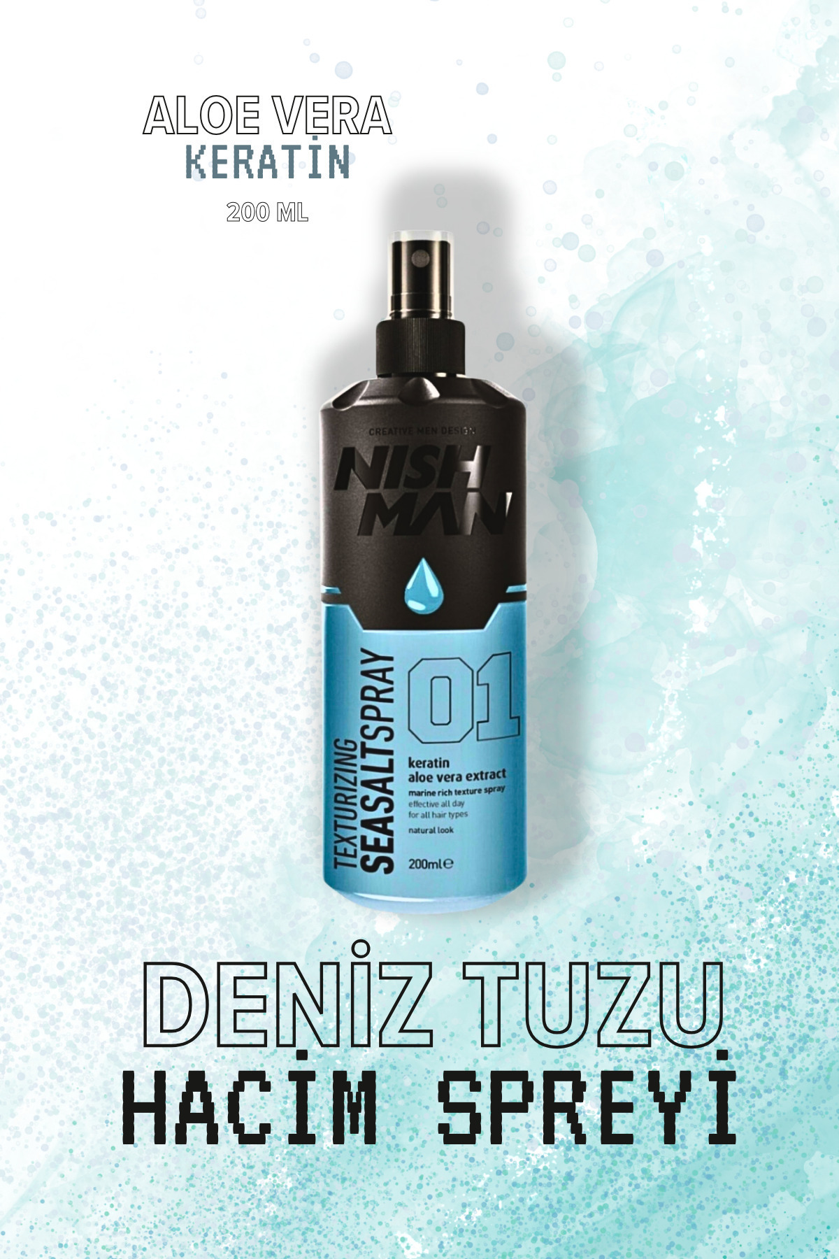DENİZ TUZU SAÇ SPREYİ 200 ML / + ŞEKİLLENDİRİCİ MUCİZEVİ TRAK / 400 ML TUZSUZ ŞAMPUAN HEDİYE — NGSS1YGİ7222322 — تصویر 2 از 6