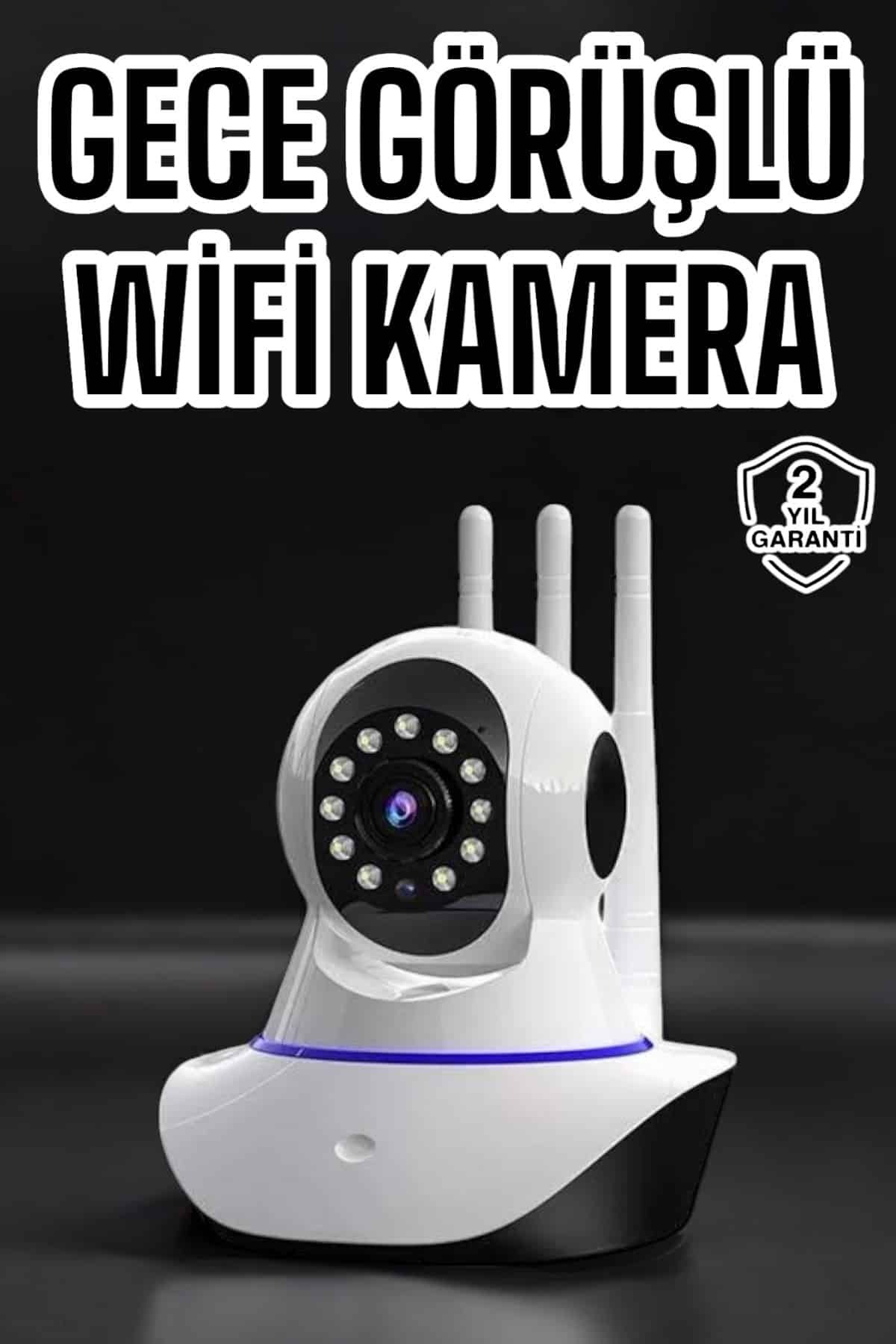 AyrStore Ev Kamerası Wifi Kamerası Video Kayıt Çift Yönlü Hareket Sensörü Bebek
