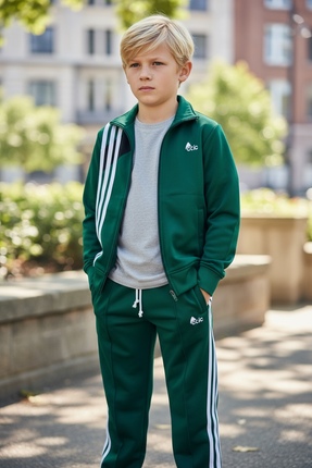 ATiC Çocuk Eşofman Takım Düz Paça