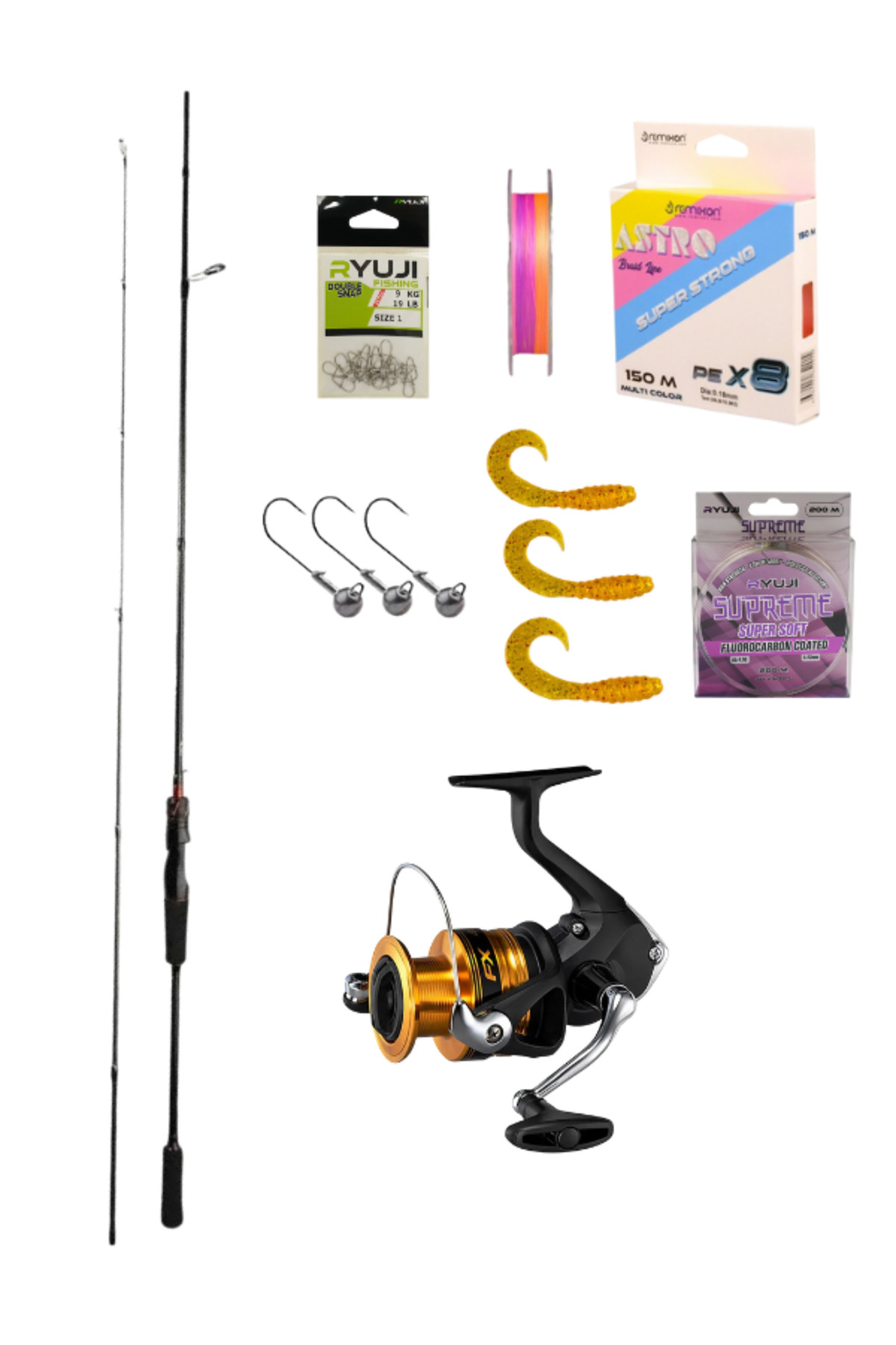 FX 4000 & Ryugi LUNA II 2.40M Spin Sea Bass Set