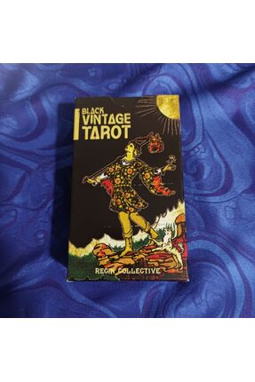 Tanem Mall Black Vintage Tarot 78 Kart Tarot Destesi