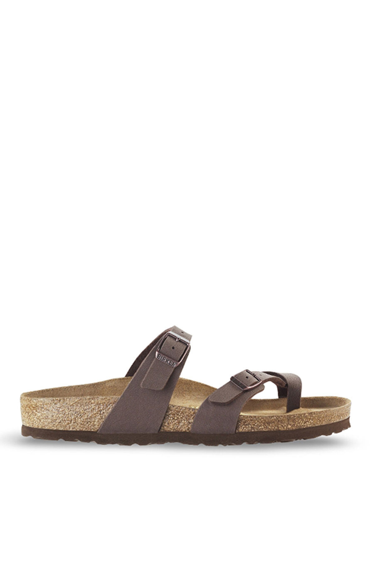 دمپایی چرم زنانه قهوه‌ای MAYARI BF -071061 بیرکن استاک دمپایی Birkenstock