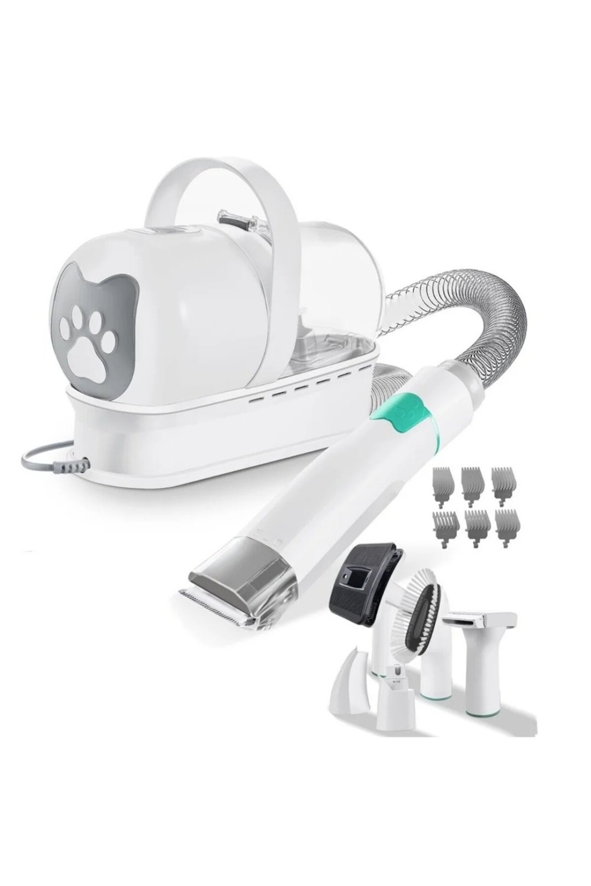 ZanaCasei Επαγγελματική σκούπα 7 σε 1 για την περιποίηση κατοικίδιων ζώων με ...