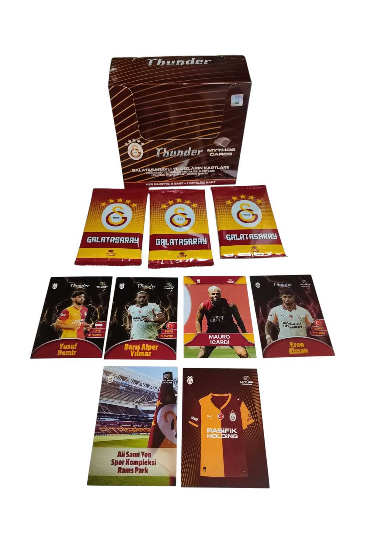 Emrah Gültekin Galatasaraylı Yıldızların Kartları | 1 Jelatinli Paket 6 Kart| Metalize ve Dijital İmzalı Kart Şansı