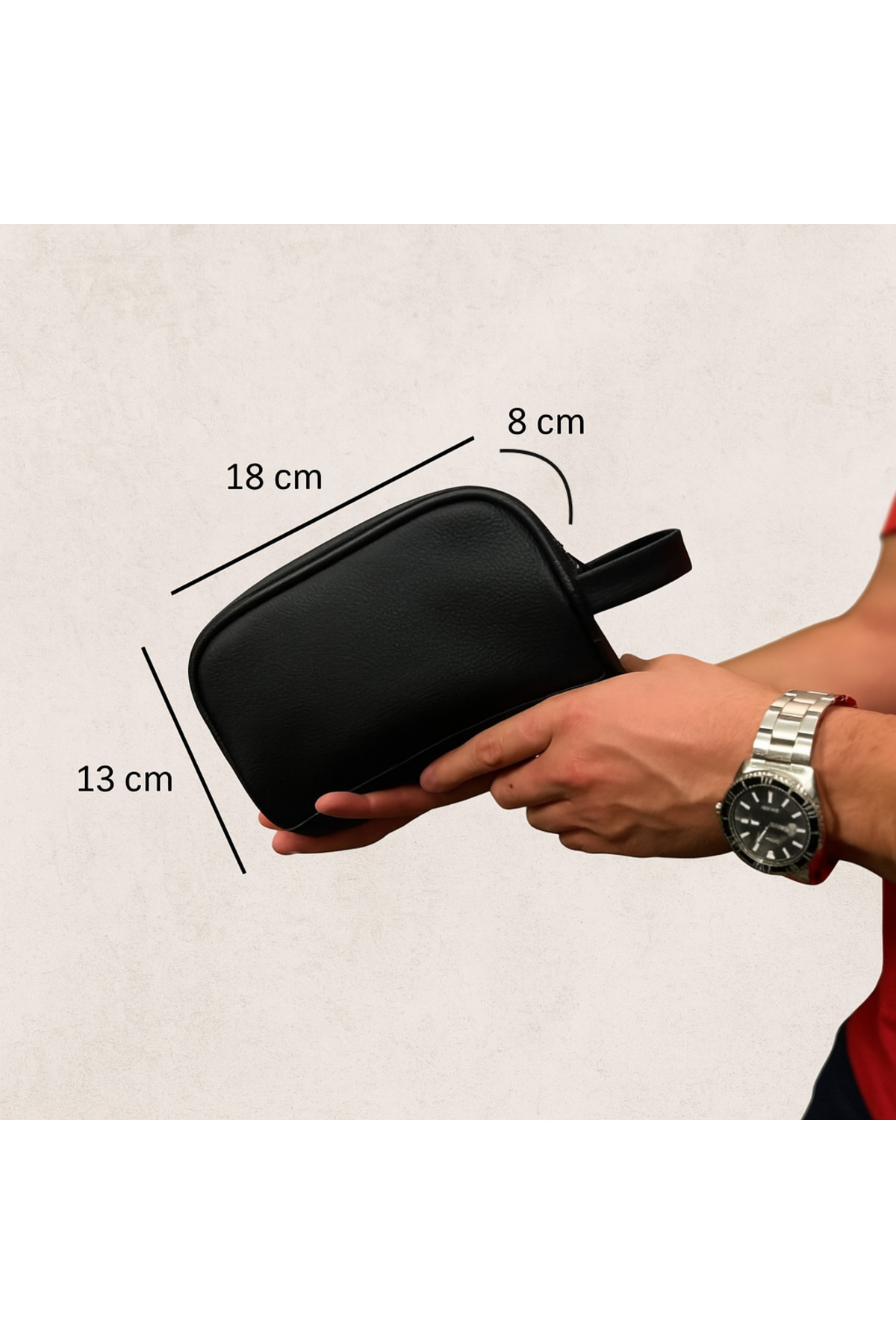 ZUU BAGS Erkek El Çantası Siyah görsel 5