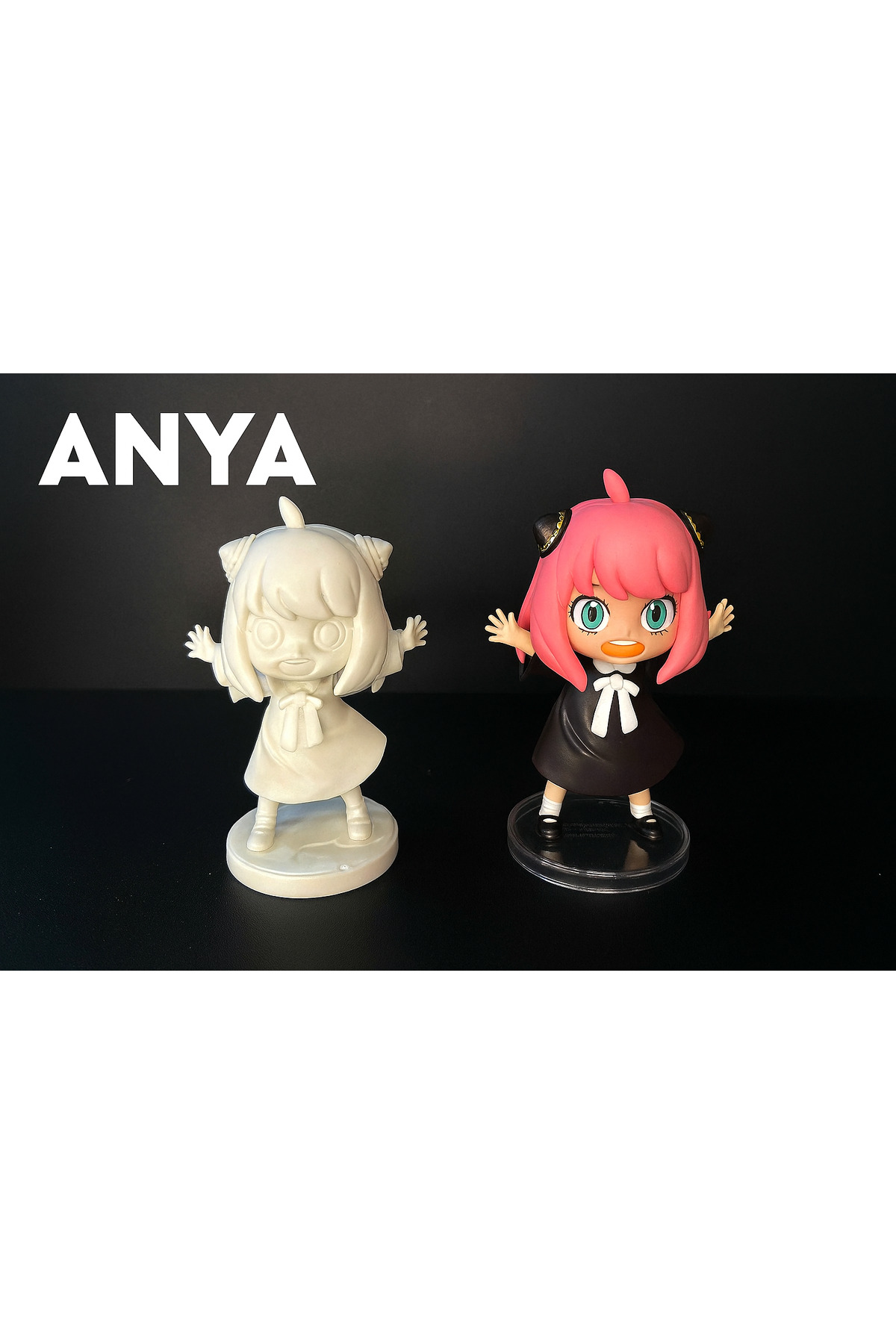 BellisiaHome Spy x Family Anya Forger Figür – Boyanabilir