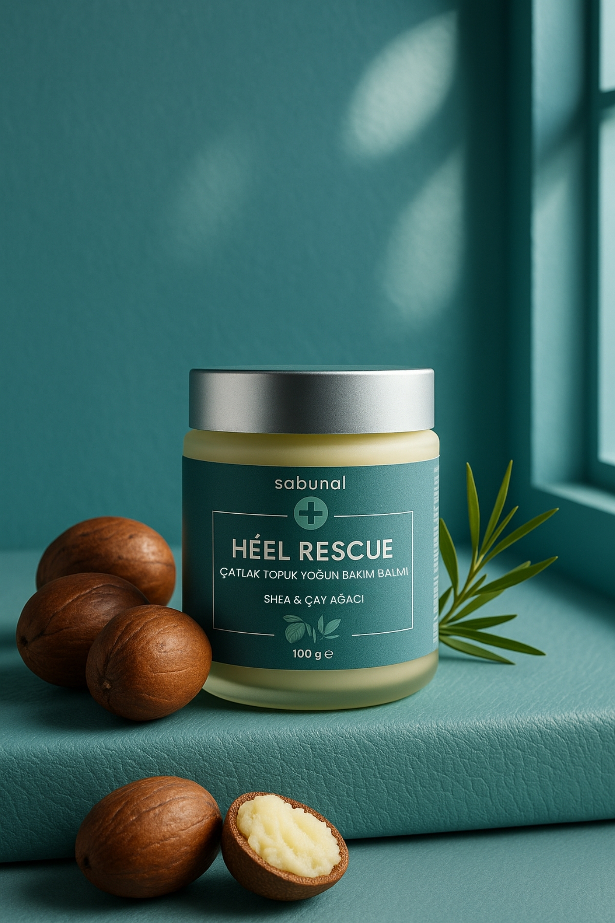 HEÉL RESCUE Çatlak Topuk Yoğun Bakım Balmı 100 gr, Shea & Çay Ağacı, Doğal Ayak Kremi — S25TPK100 — تصویر 8 از 8