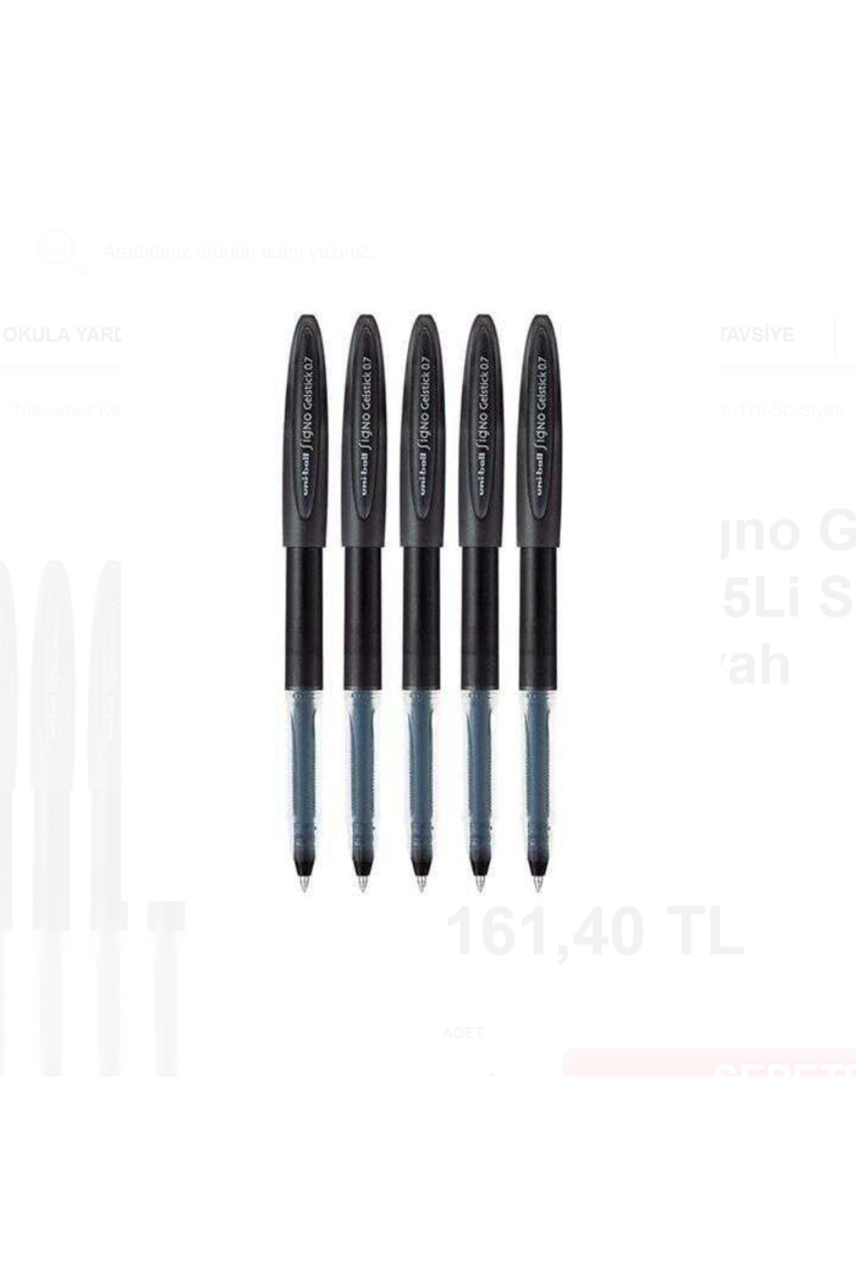 UNİ-BALL Signo Gelstick 0.7 Jel Kalem 5 Adet