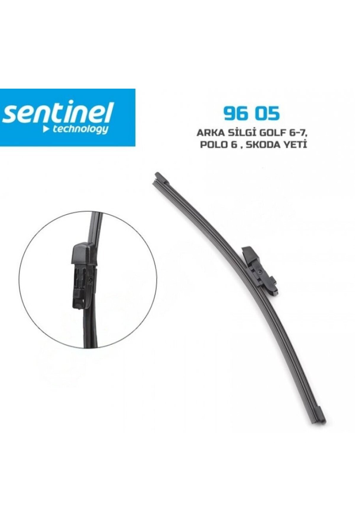 Sentinel SİLECEK 1 ADET ARKA CAM 28CM GOLF 6 7 - POLO 6 - SKODA YETİ