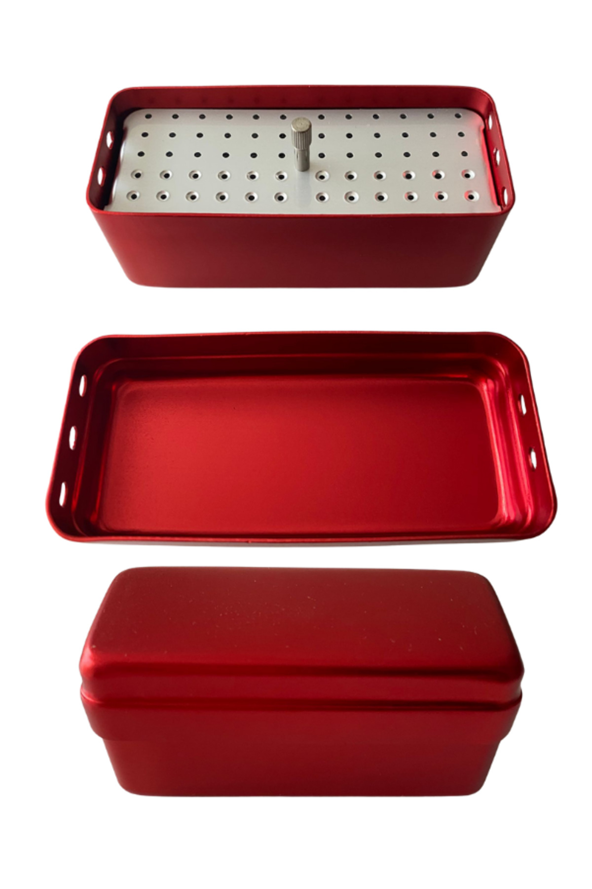 Ditok Dental Metal Yarı EndoBox Yarı Aeratör Frez Kutusu 72