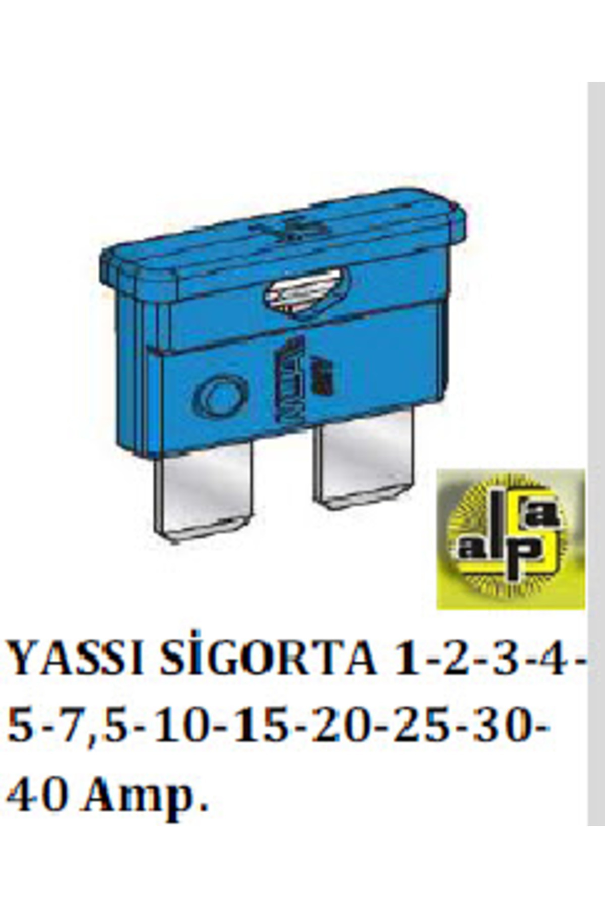 MTA SİGORTA-BIÇAK (x100) 25 AMP DOĞAL - MTA-M0600460