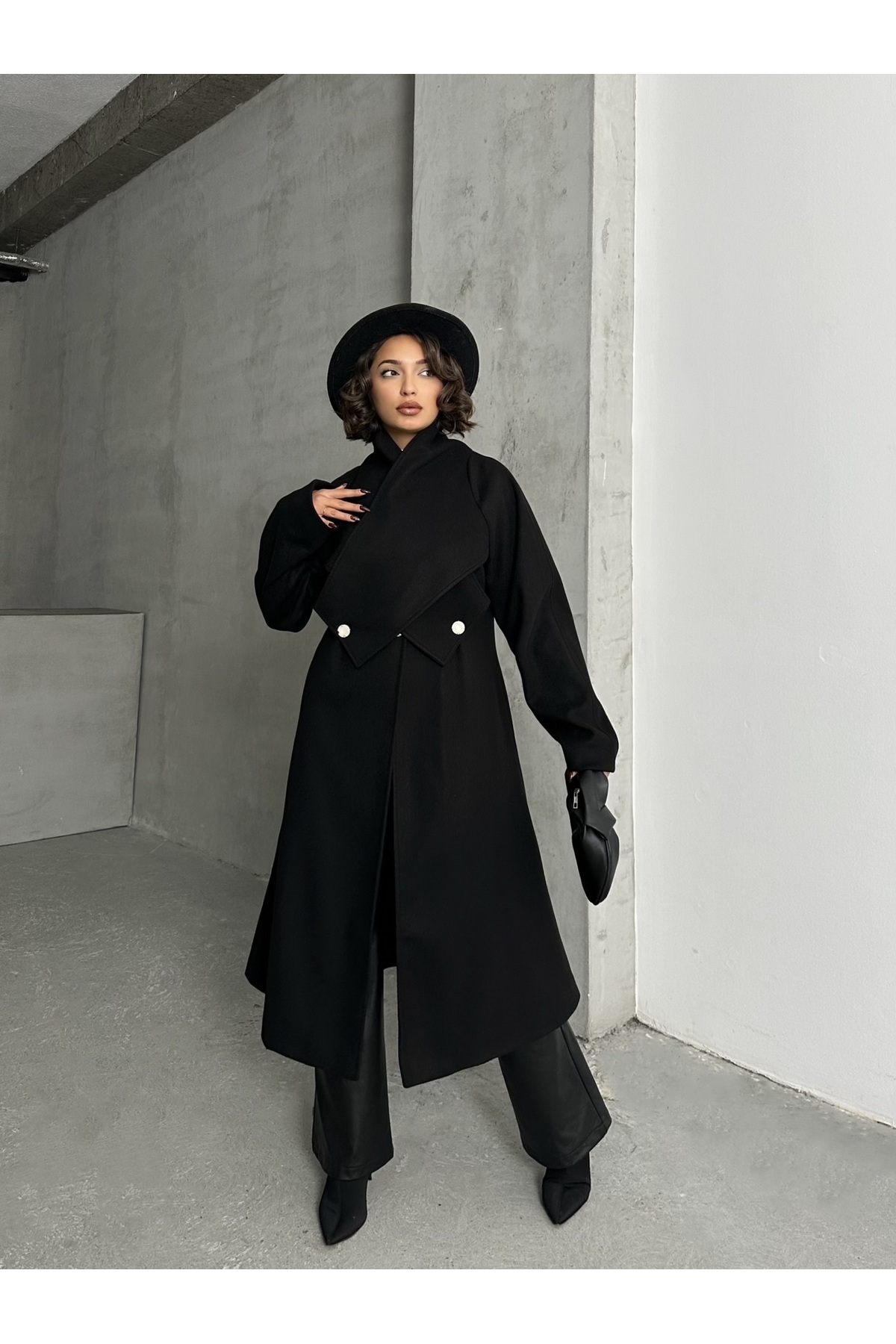 Miral Wear Oversize Kaşe Coat