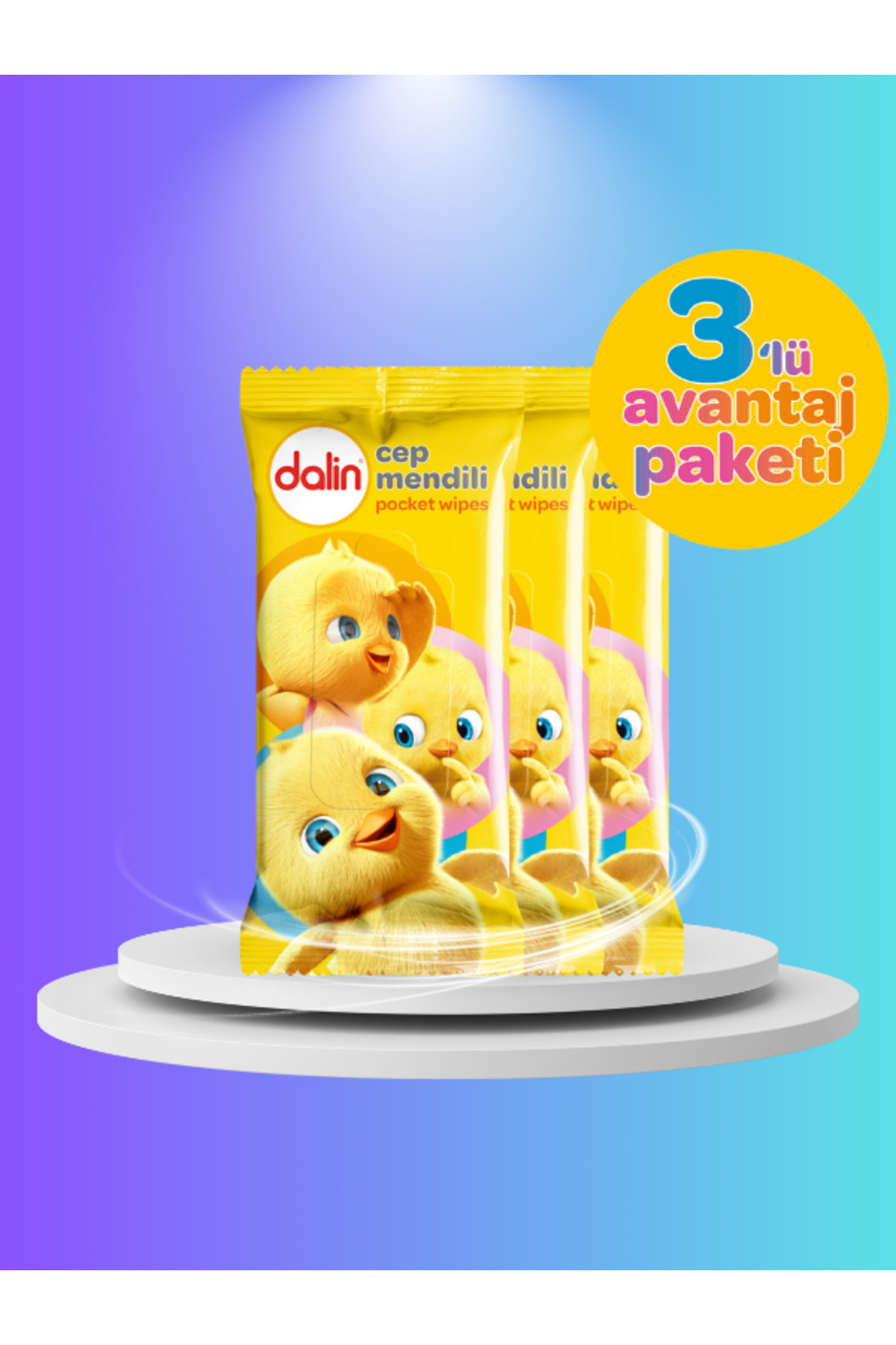 Dalin 3x700 ml Bebek Şampuanı + Pişik Kremi + Vazelin + 3’lü Cep Mendili | Islak Havlu Hediyeli fotoğrafı 5 (önizleme)