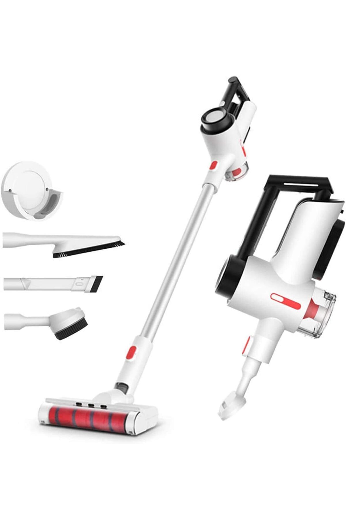 STOREMAX 6955578035449 VC40 21.6Volt Handheld Led Işıklı Kablosuz Şarjlı Dikey Vakum Süpürge, Çok Renkli 117