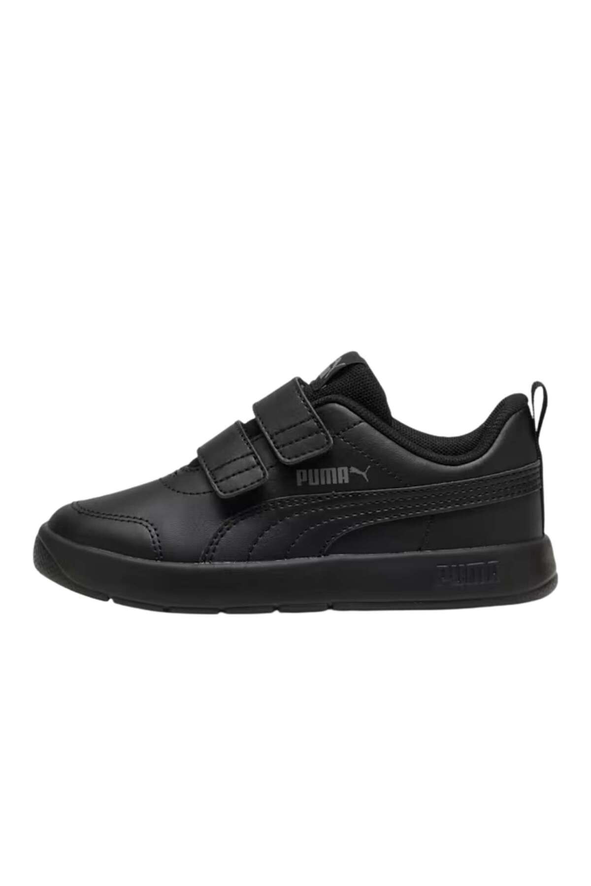Puma Courtflex V3 V Ps Unisex Gyermek fekete alkalmi cipő UNISEX KIDS LS CIPŐ...