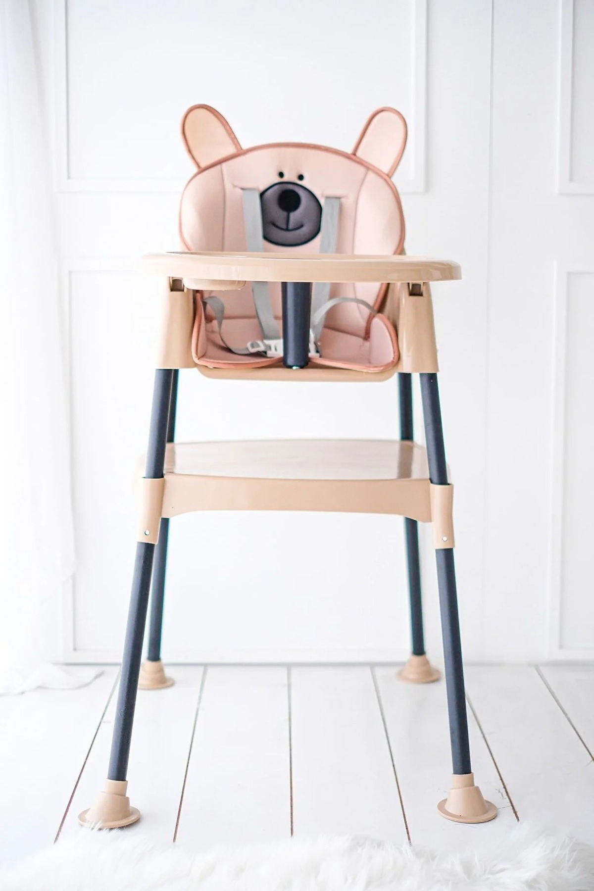 Jusso Bear 3 In 1 Portatif Yoyko Mama Sandalyesi Bej