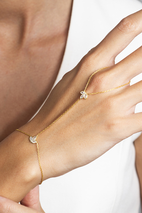 Elika Silver 925 Ayar Gümüş Lotus Çiçeği Şahmeran Bileklik