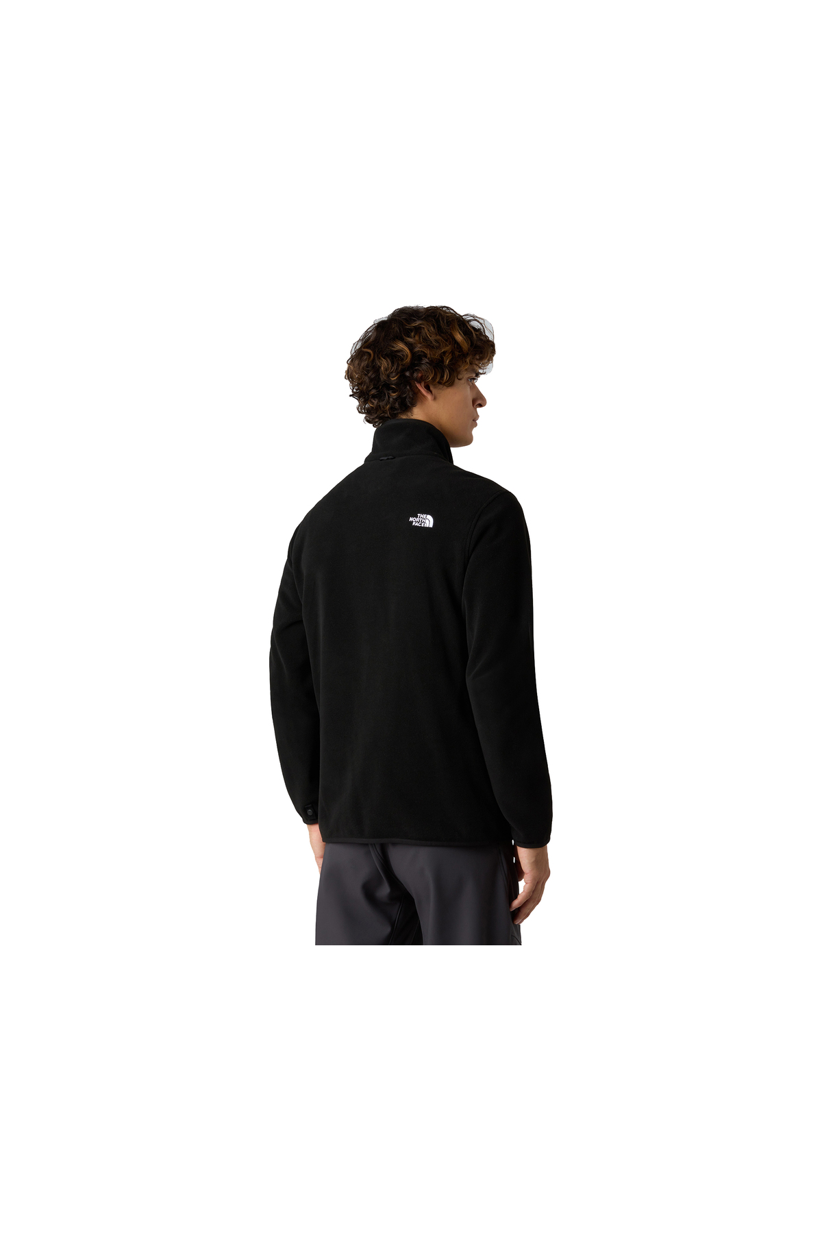 Full Zip Tam Fermuarlı Günlük Kullanıma Uygun Kışlık Polar Sweatshirt Renkli — مشکی TNFWNTRSWEAT-FZ0.1 — تصویر 4 از 6