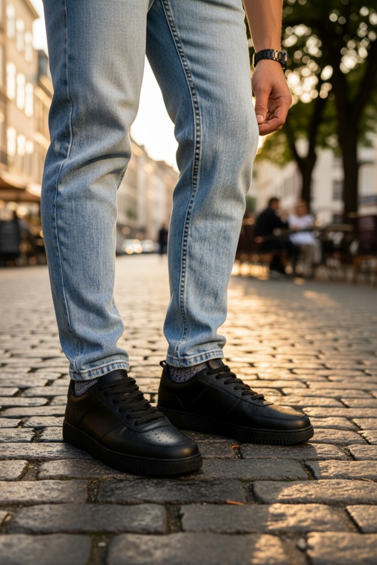 Afşin Basic Skill Casual Kombin Cipők Air Stílusos Kényelmes Cool & Comfort Női Férfi Fekete-Fekete