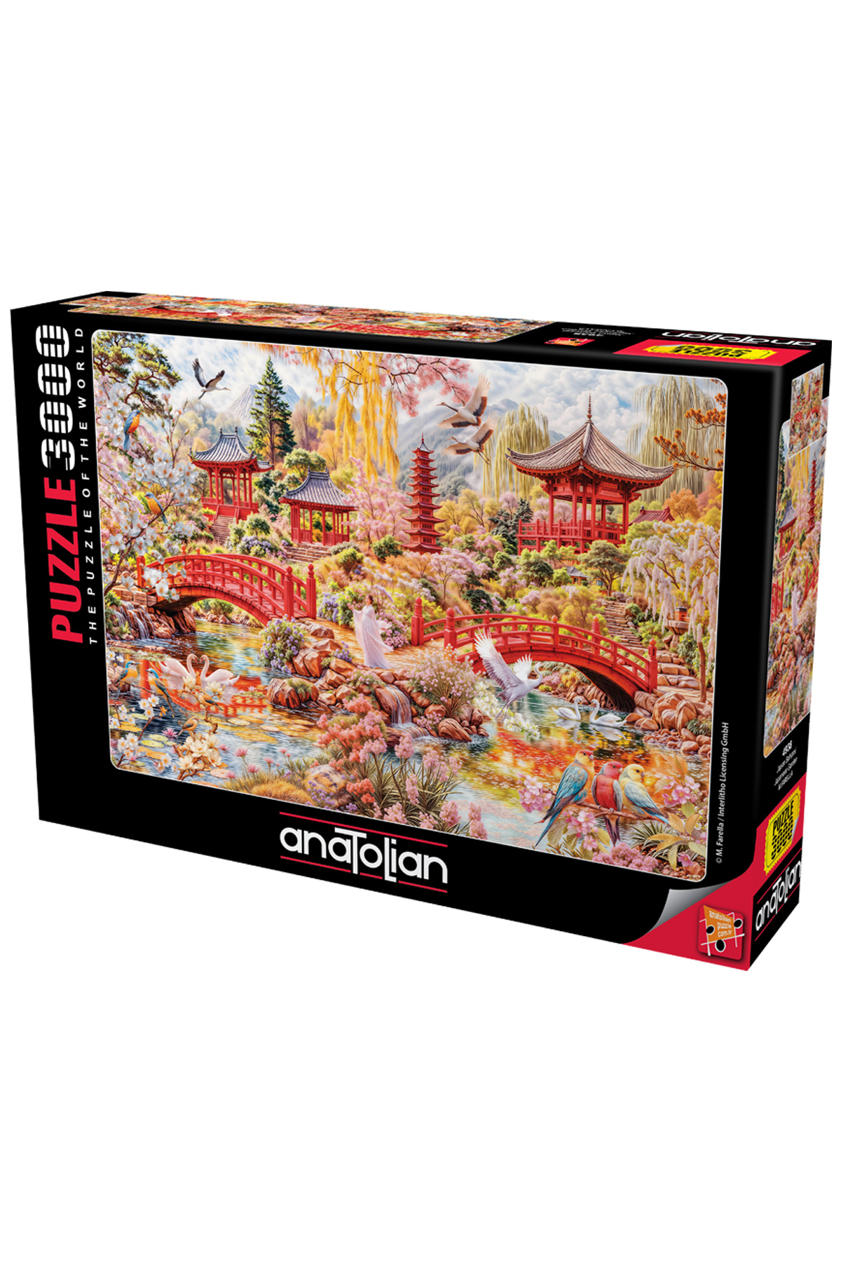 Anatolian Puzzle 3000 Parça Yapboz Puzzle - Japon Bahçesi 4938