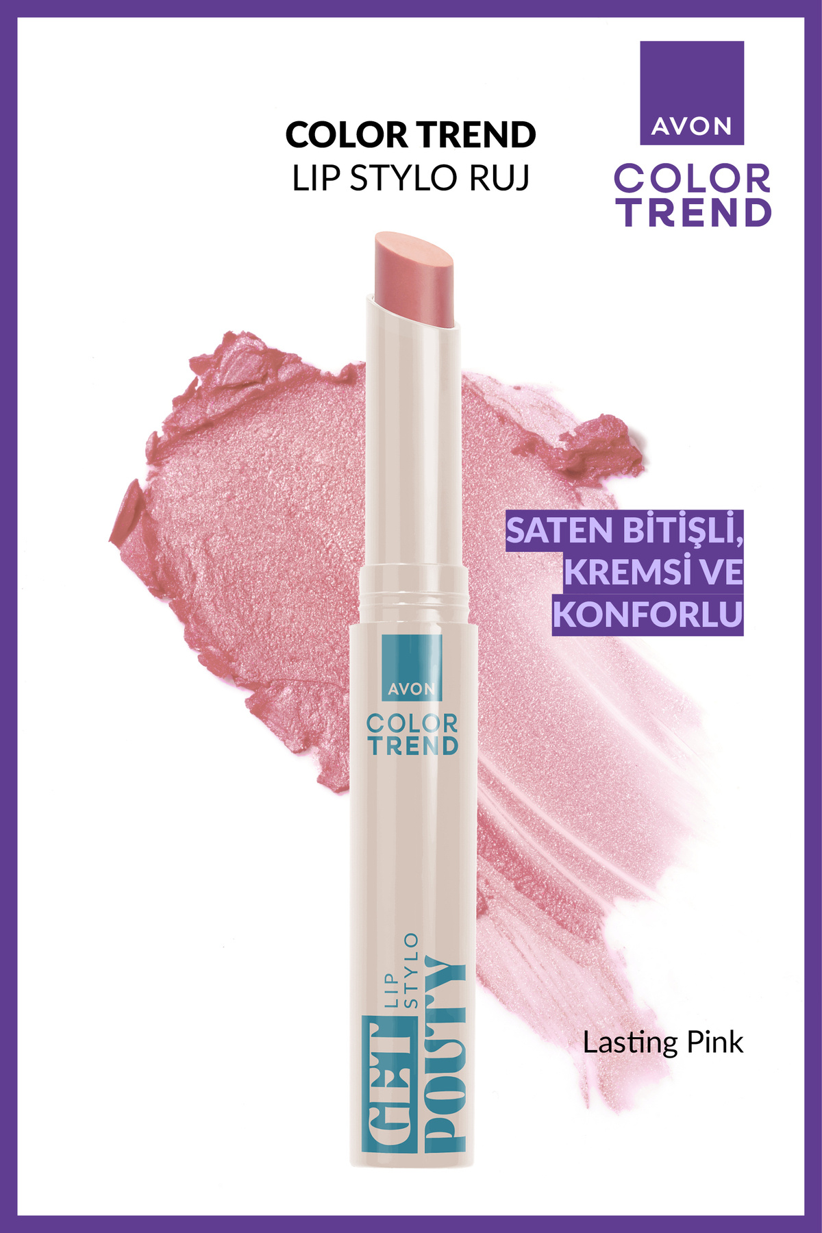 Avon Color Trend Lip Stylo Ruj - Lasting Pink - Fiyatı, Yorumları