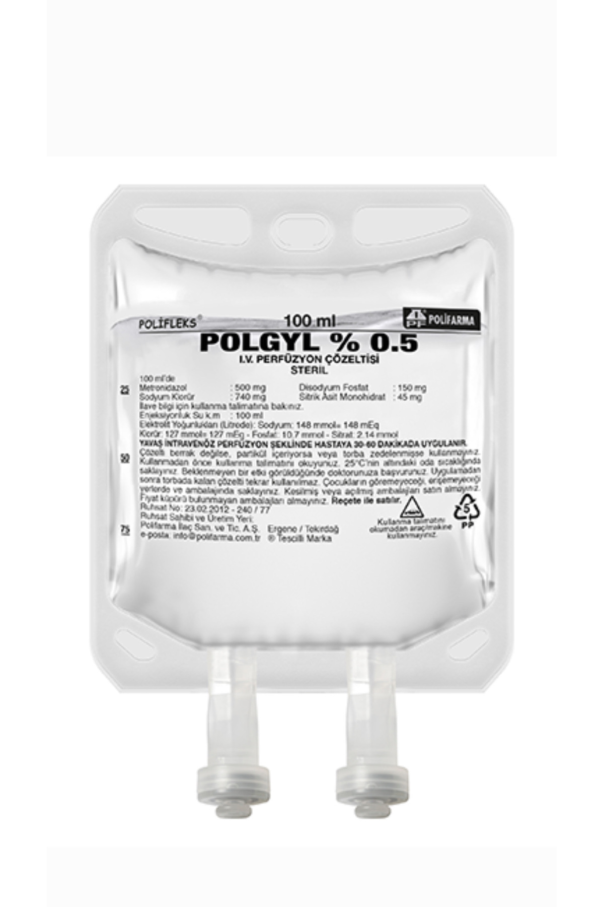 POLIFLEX POLİ GILYY SERUM ÇÖZELTİ
