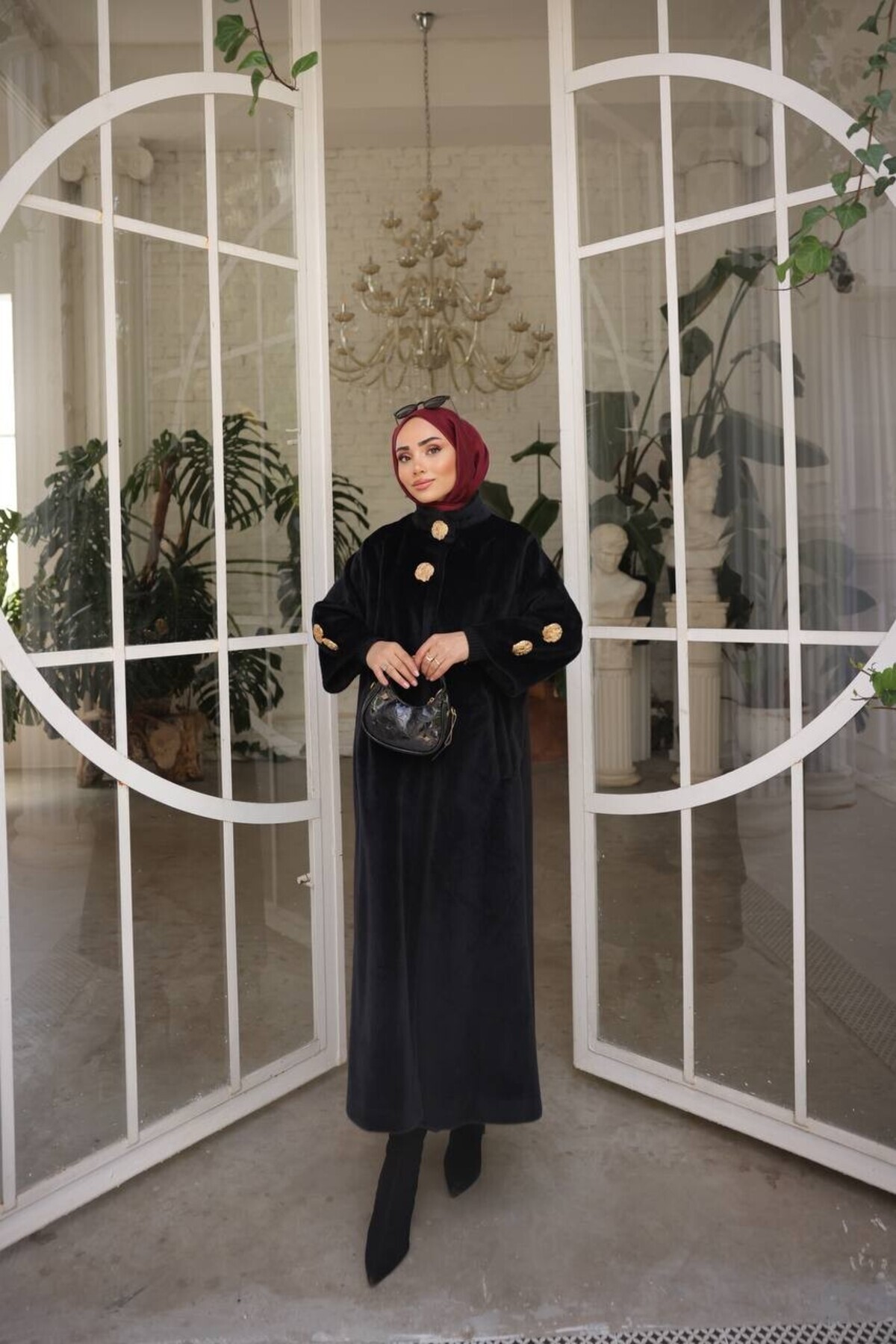 GLR&GYM ASLINUR KADIN BÜYÜK BEDEN ÇITÇITLI FOK KABAN