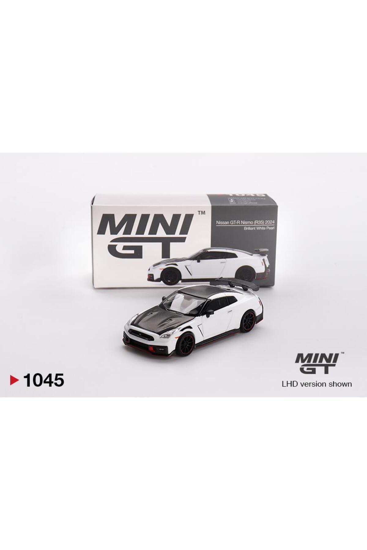 mini gt Nissan GT-R Nismo 2024 Brilliant White Pearl 1045