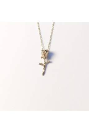 GoldRey Jewellery Gül Kolye 925 Ayar Gümüş