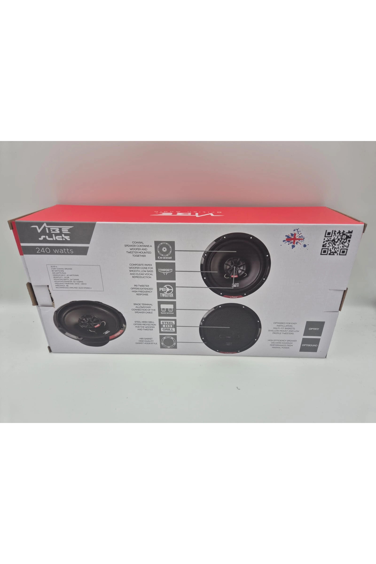 挨拶&メッセージ不要 VİBE 16cm Hoparlör – Slick6-V7 240w 80RMS - Tweeterli , 16 cm