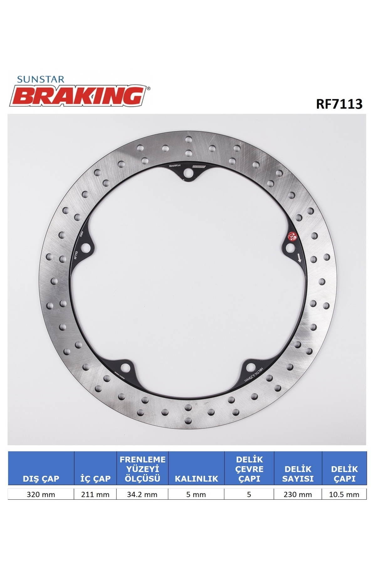 Braking YUVARLAK ÖN FREN DİSKİ HONDA NC X (750 cc) (2014-2025)