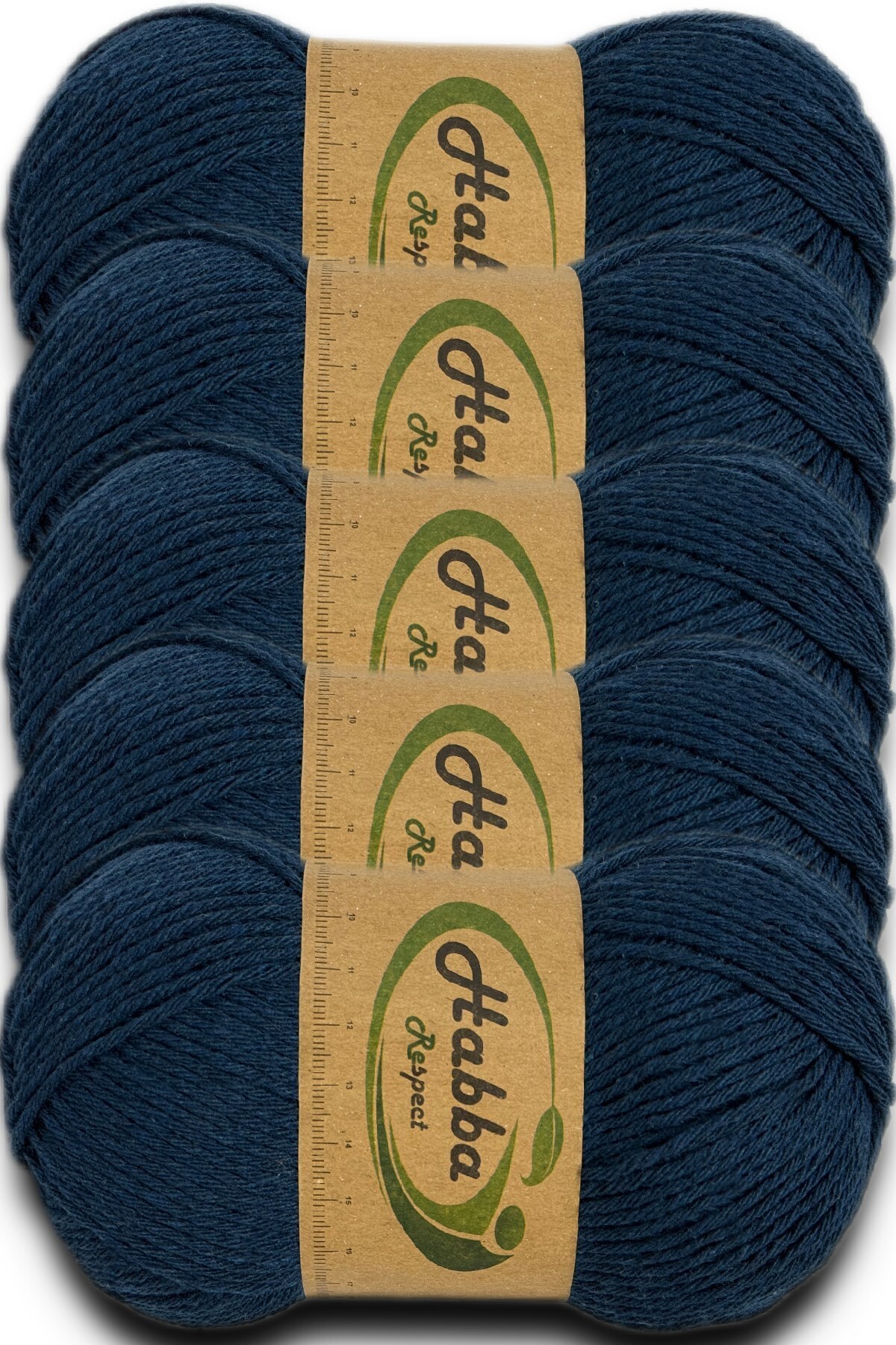 Habba Acrylic 5-Piece Pkt-1801-Navy Blue-Export Surplus Economic Ruffle Yarn