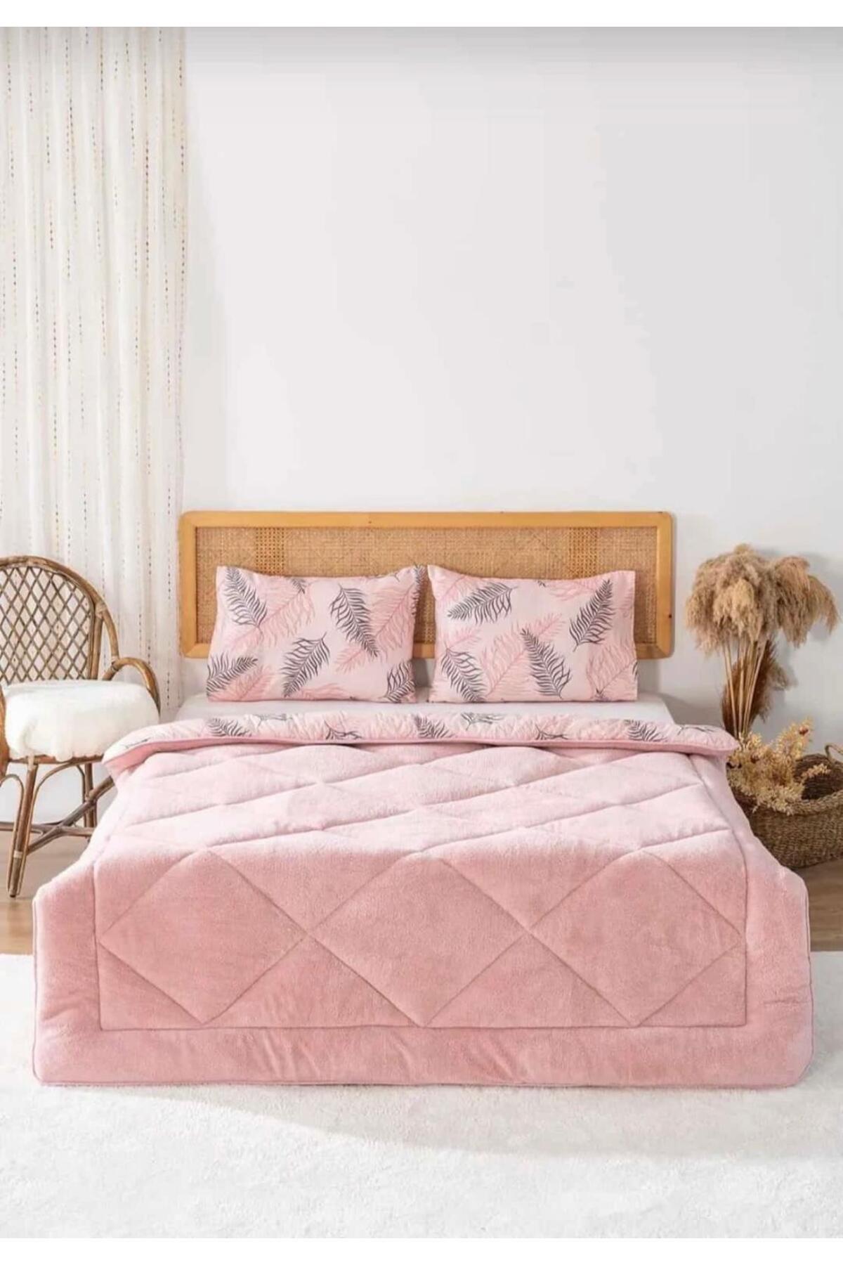 Arma Concept Çift Kişilik Wellsoft Yorgan Uyku Seti 195x215 & 4 Adet Yastık Kılıflı & Lastikli Çarşaf