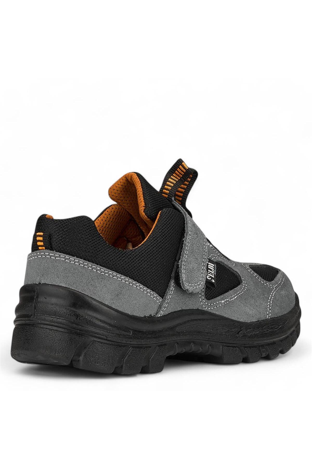 ELDİ  %100 Hakiki Deri Çelik Burunlu İnşaat, Bağ, Bahçe Günlük Kullanım Amaçlı Ayakkabı - Görsel 7